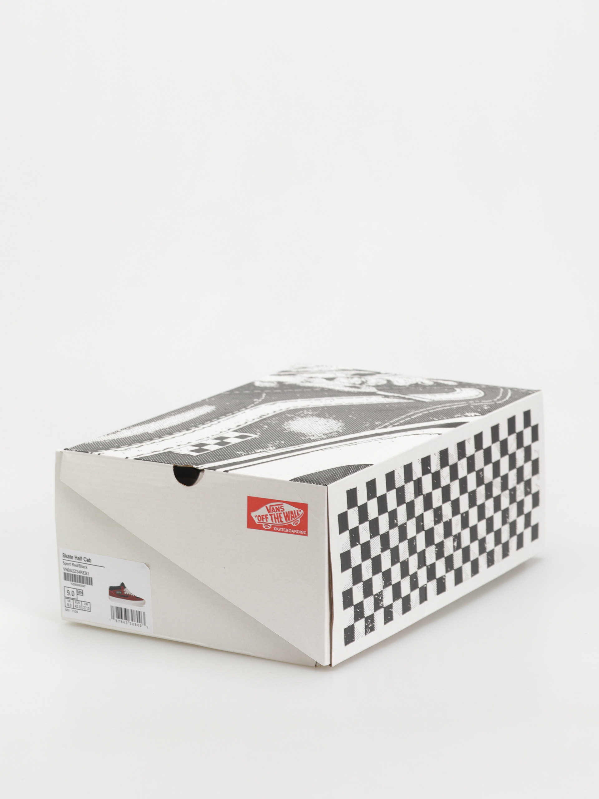 Pantofi Vans Skate Half Cab (sport red/black)