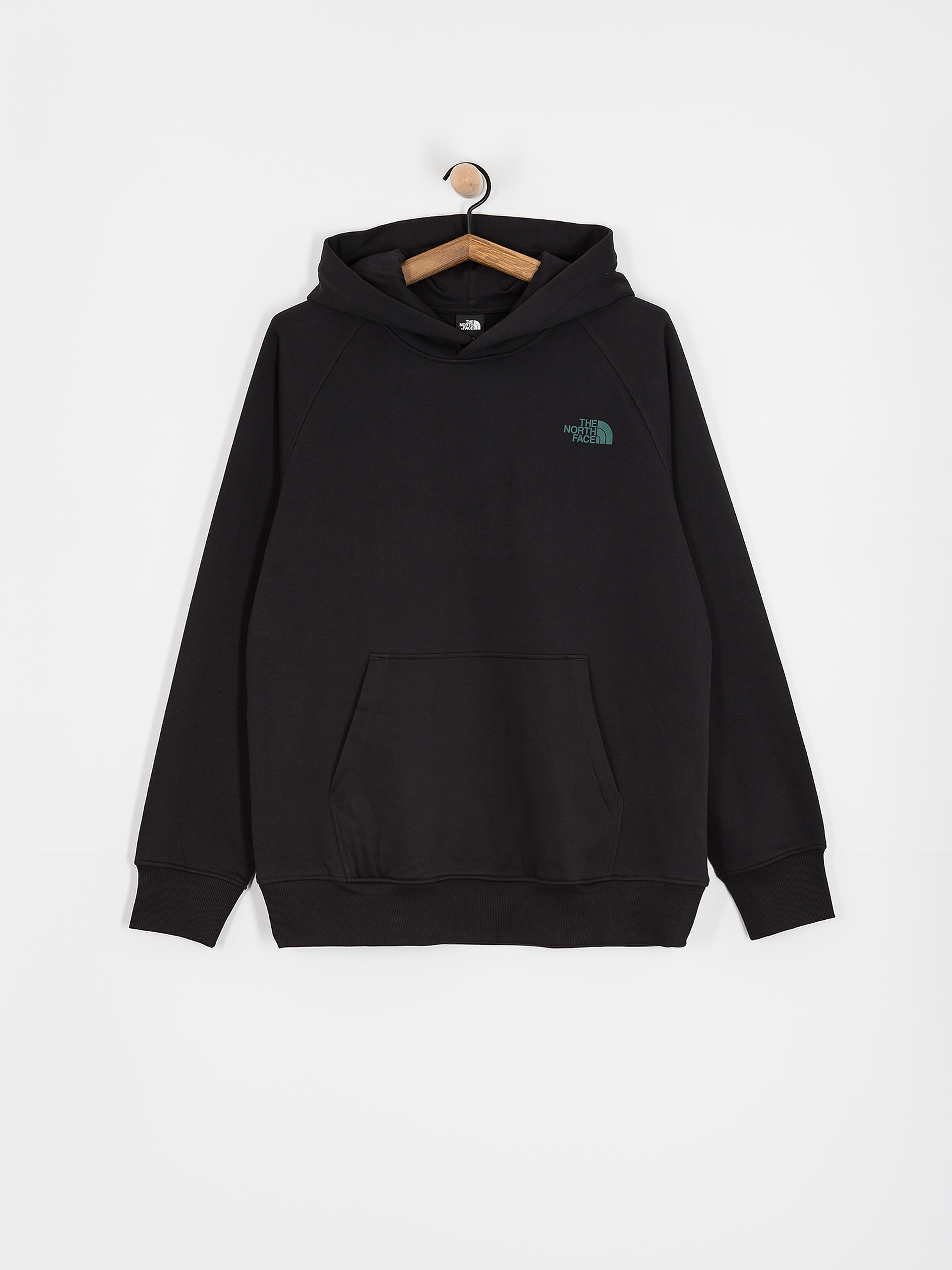 Hanorac cu glugă The North Face Raglan Box Nse Tailgrid Infill HD (tnf black/deep nori tra)