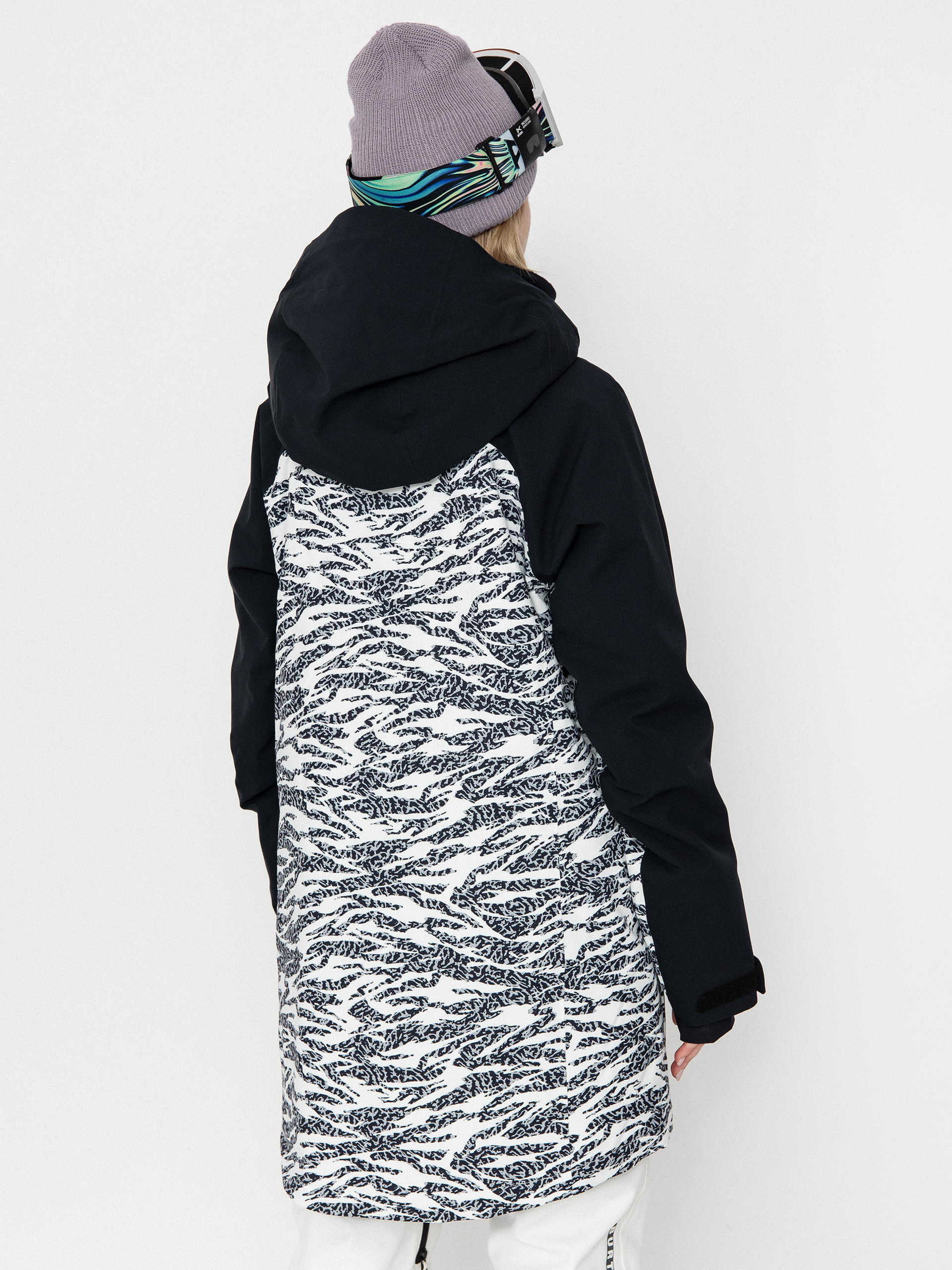 Pentru femei Geacă de snowboard Burton Prowess 2.0 (true black/zebra camo)