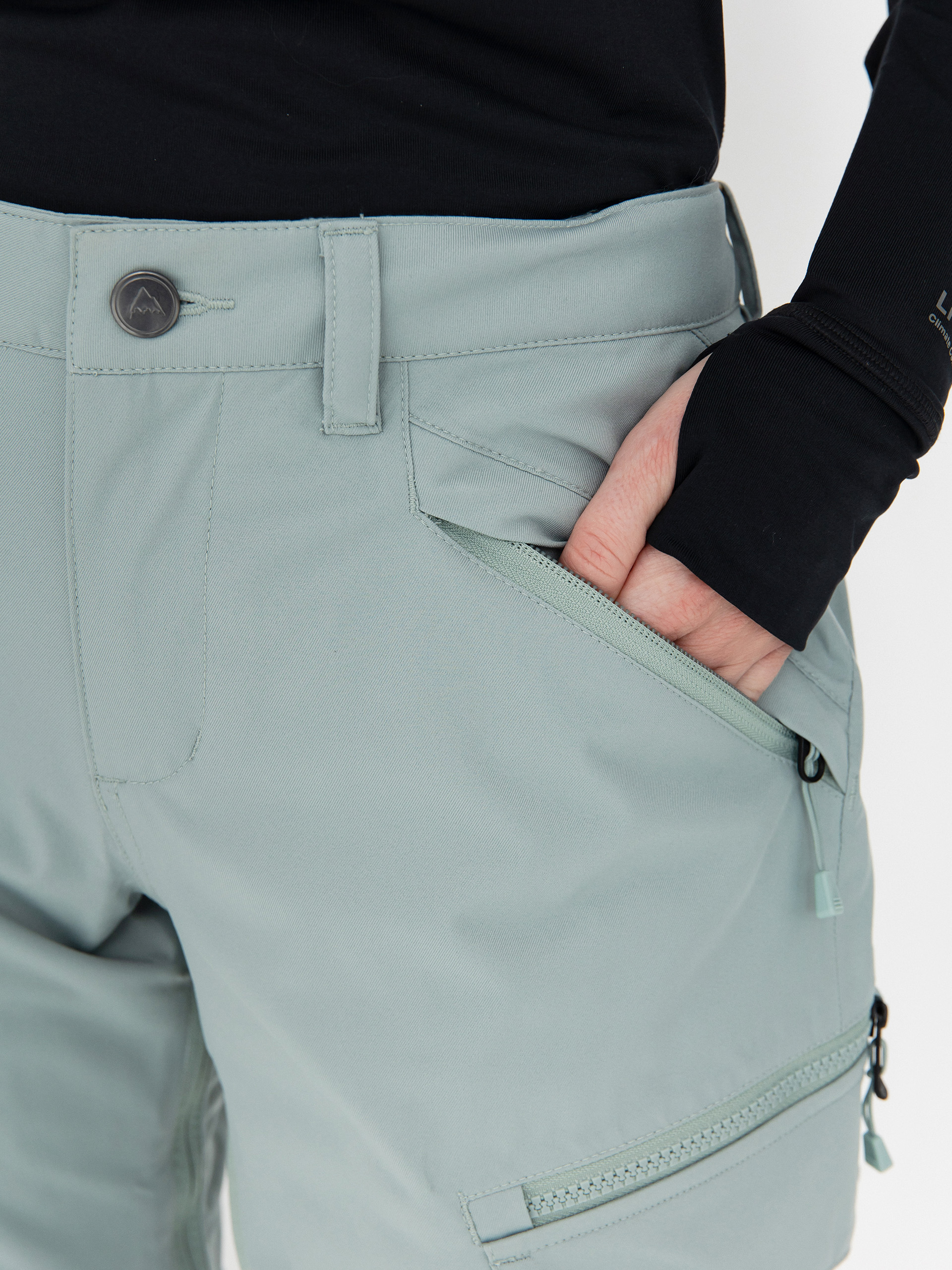 Pentru femei Pantaloni pentru snowboard Burton Gloria Stretch (petrol green)