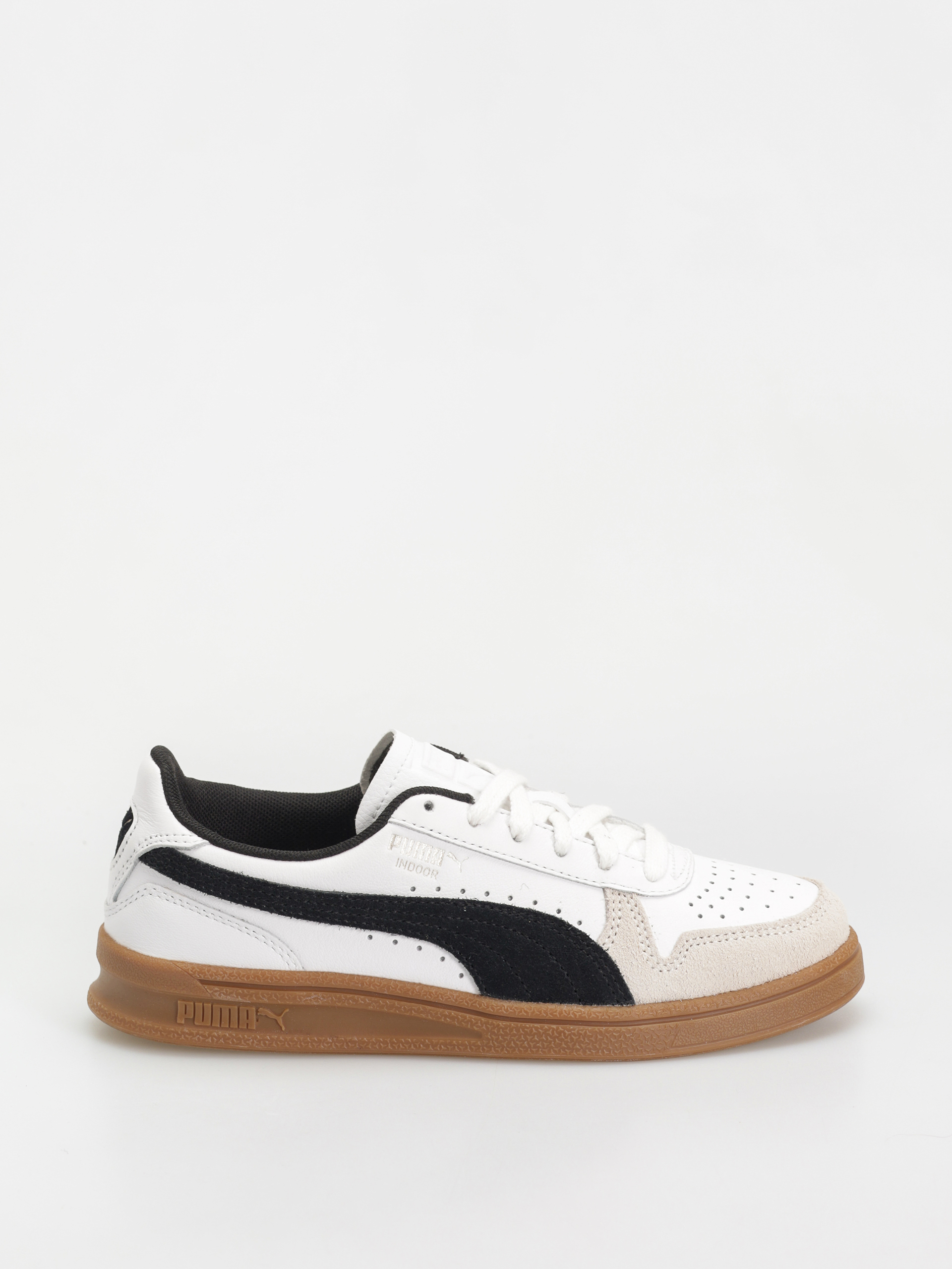 Pantofi Puma Indoor (puma white puma black gum)