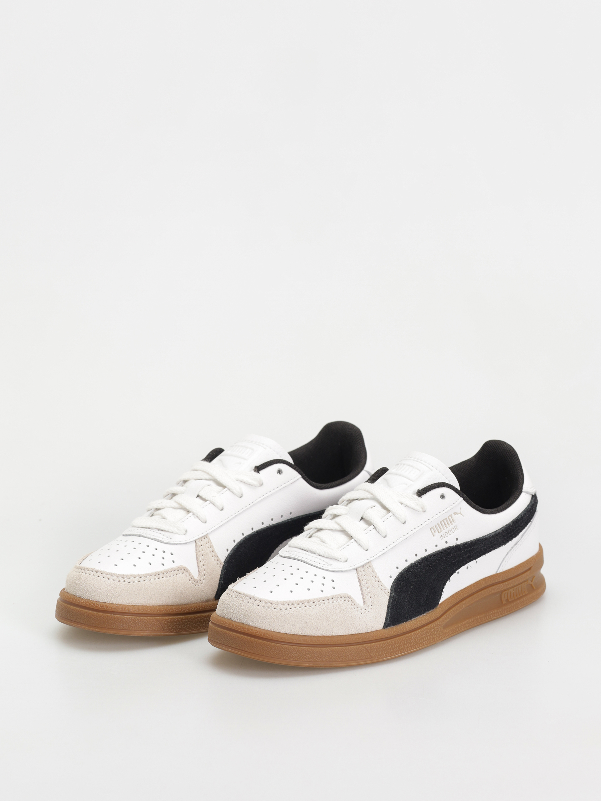 Pantofi Puma Indoor (puma white puma black gum)
