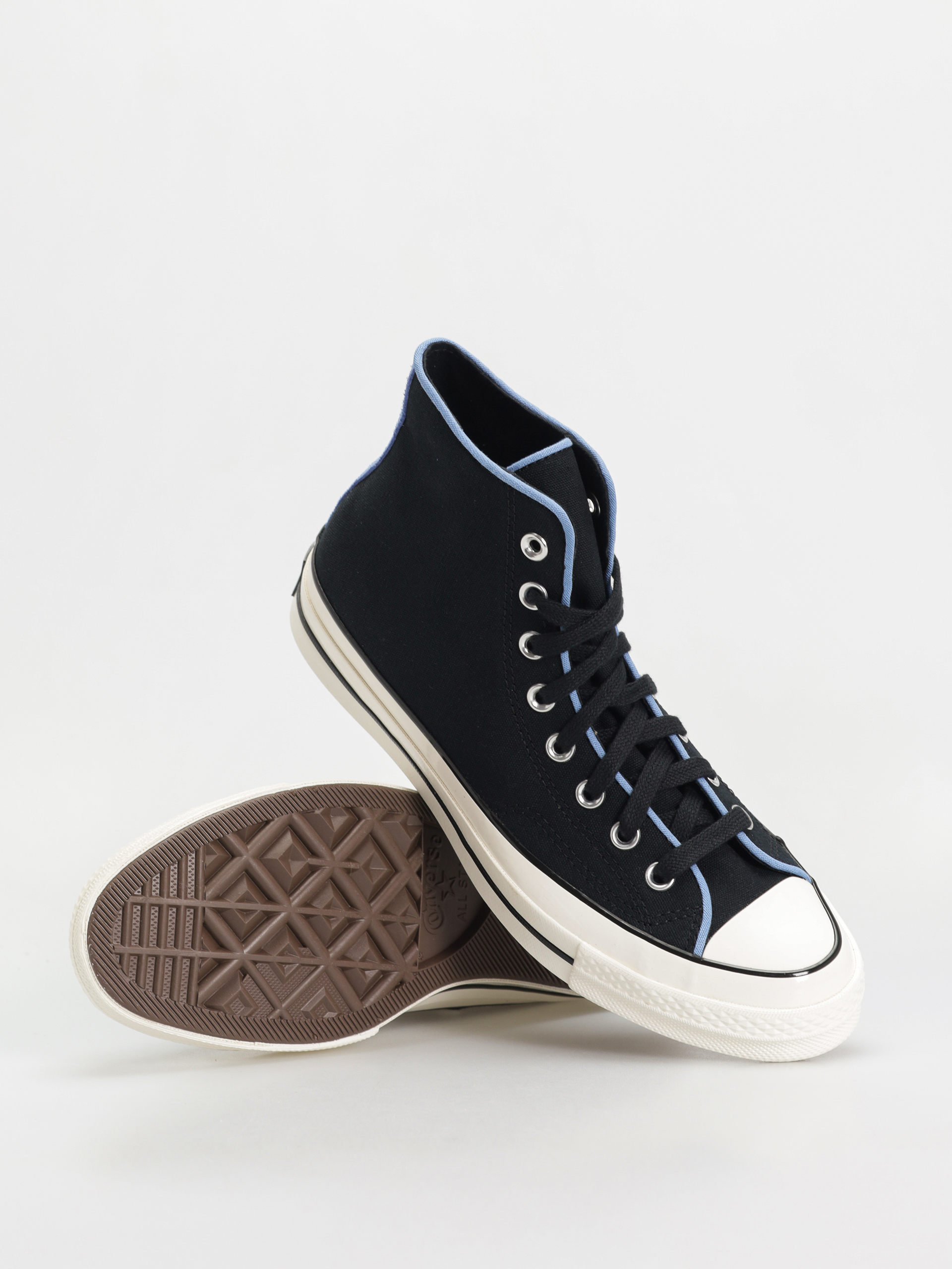 Teniși Converse Chuck 70 Hi (black/black/open sky)
