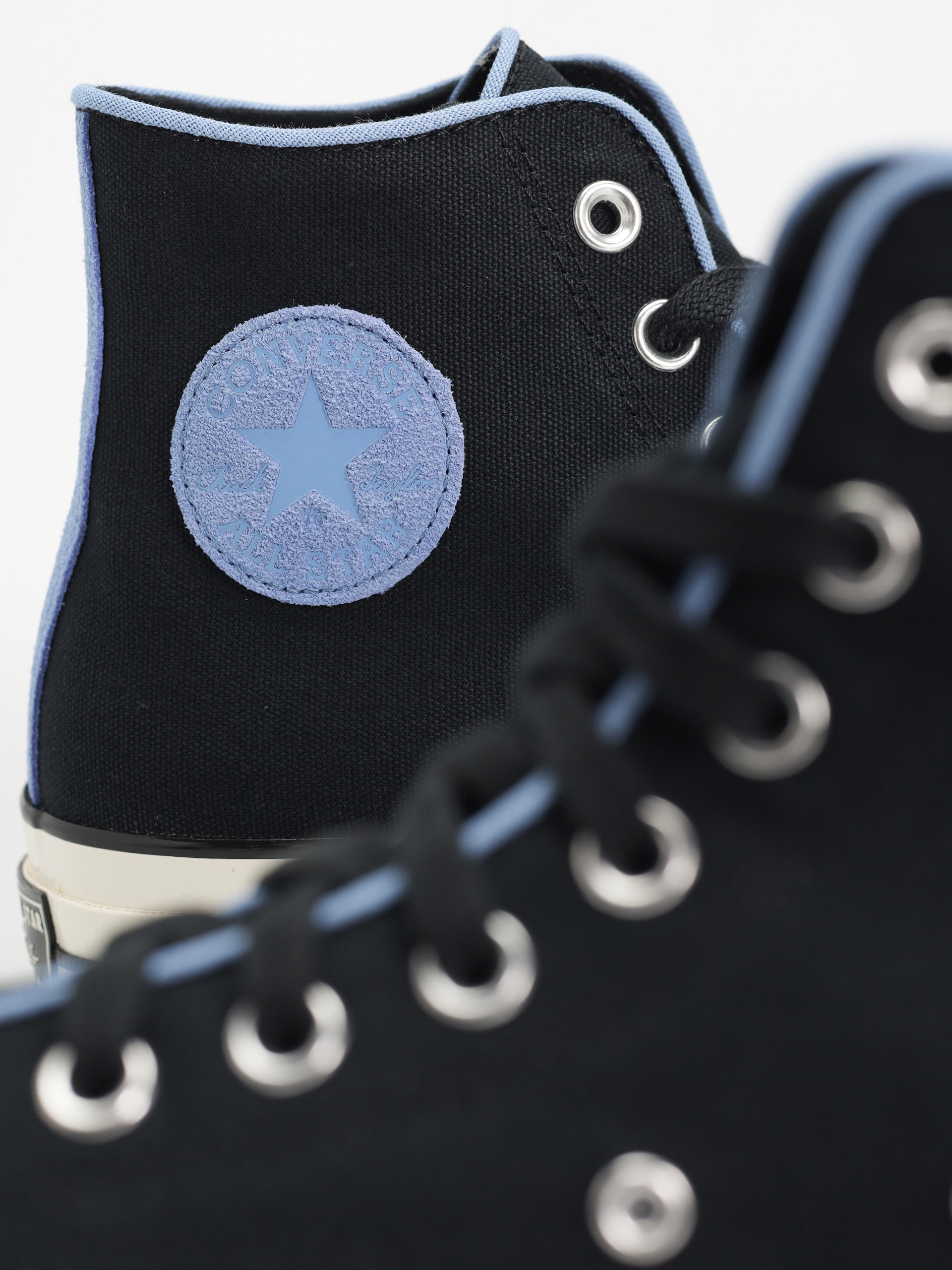 Teniși Converse Chuck 70 Hi (black/black/open sky)