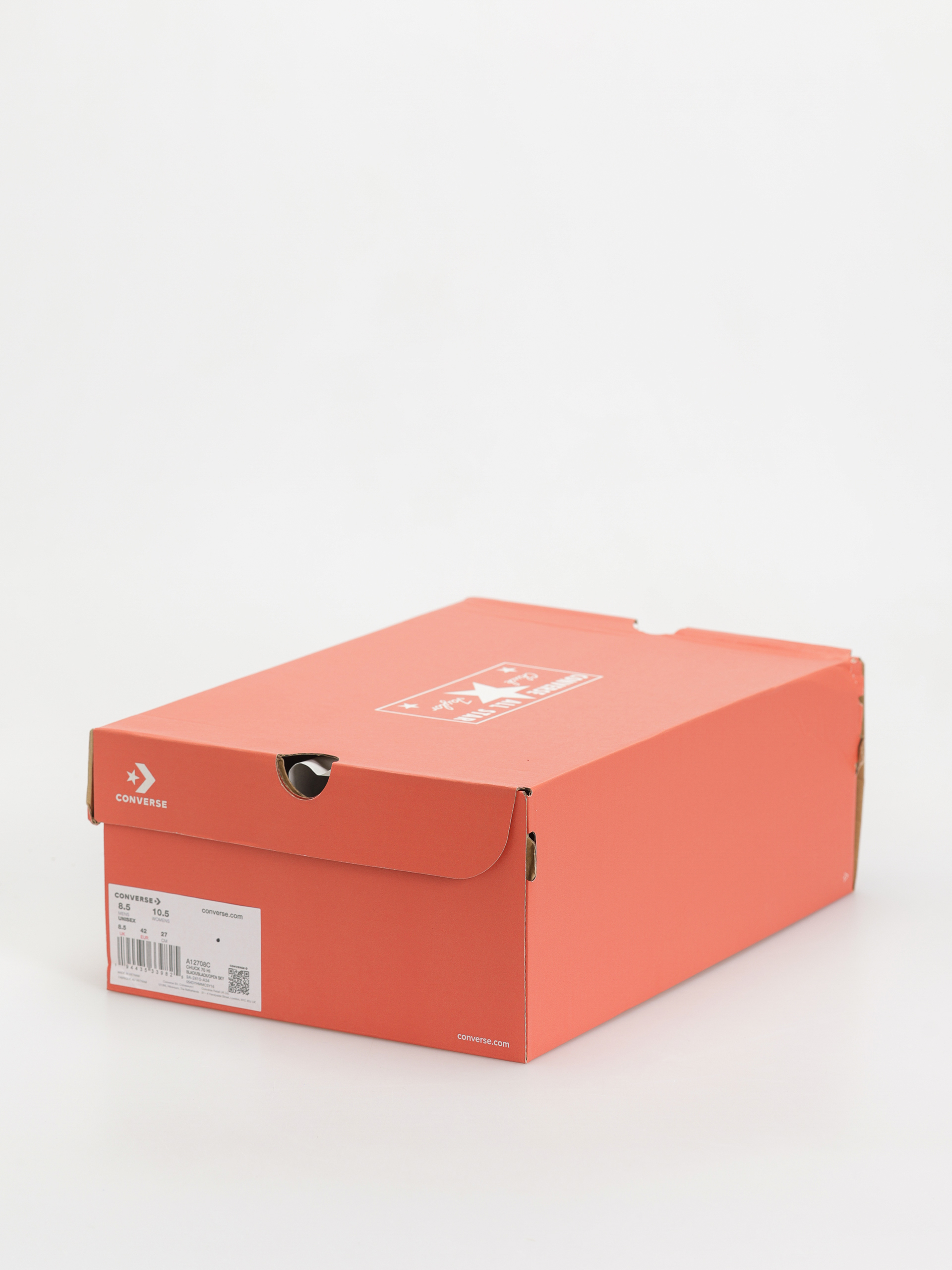Teniși Converse Chuck 70 Hi (black/black/open sky)