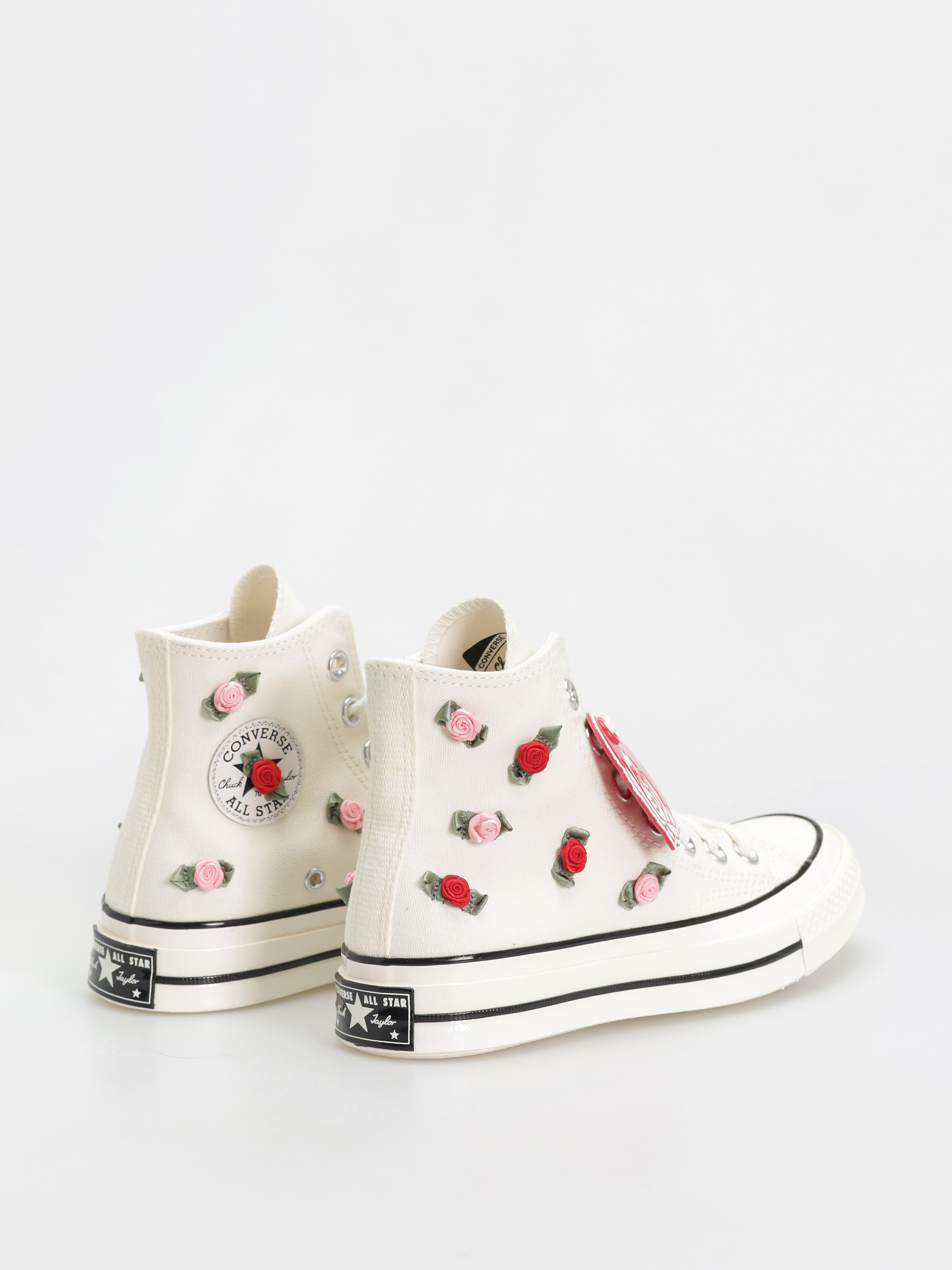 Teniși Converse Chuck 70 Hi (egret/red/lt jellyfish jitter)