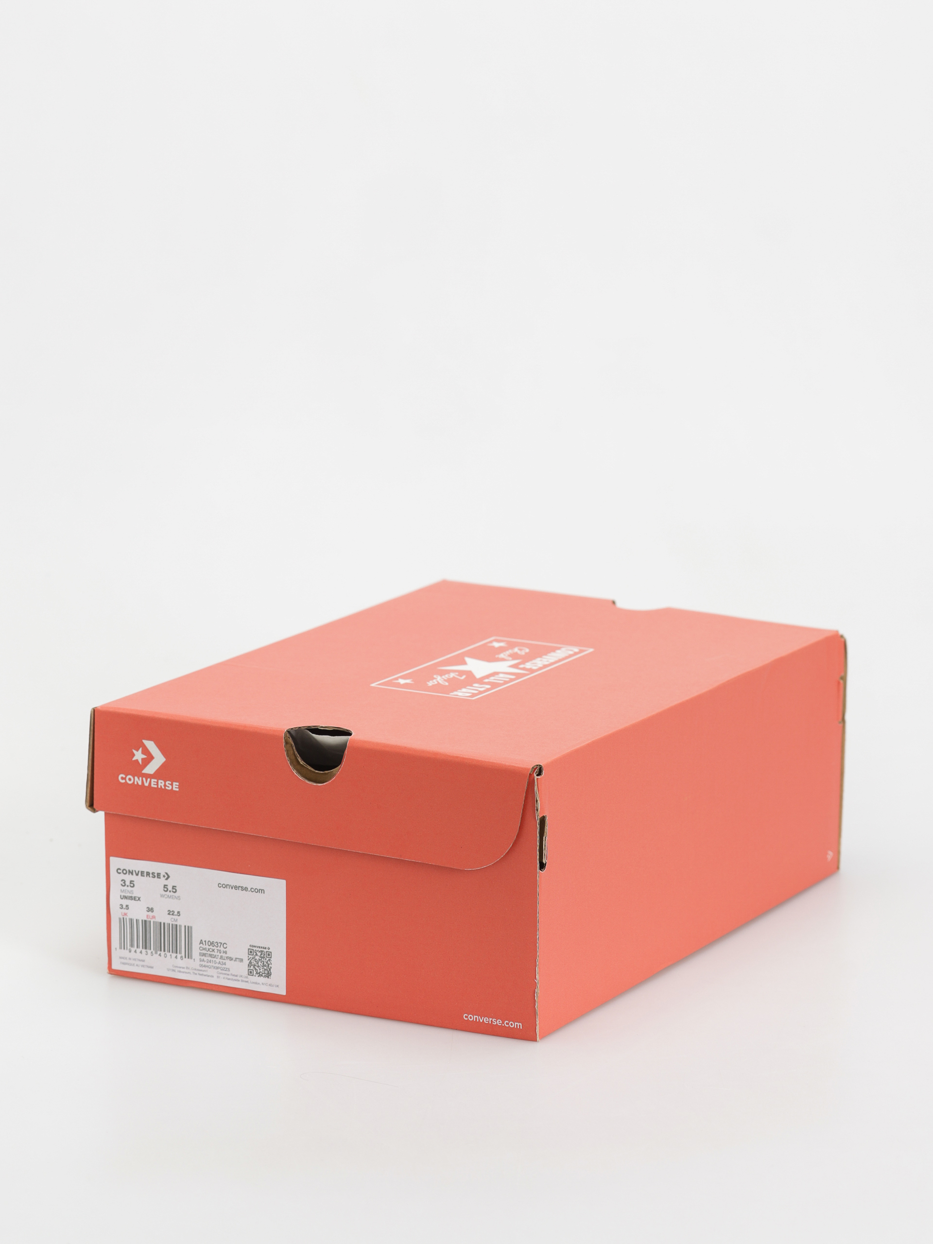 Teniși Converse Chuck 70 Hi (egret/red/lt jellyfish jitter)