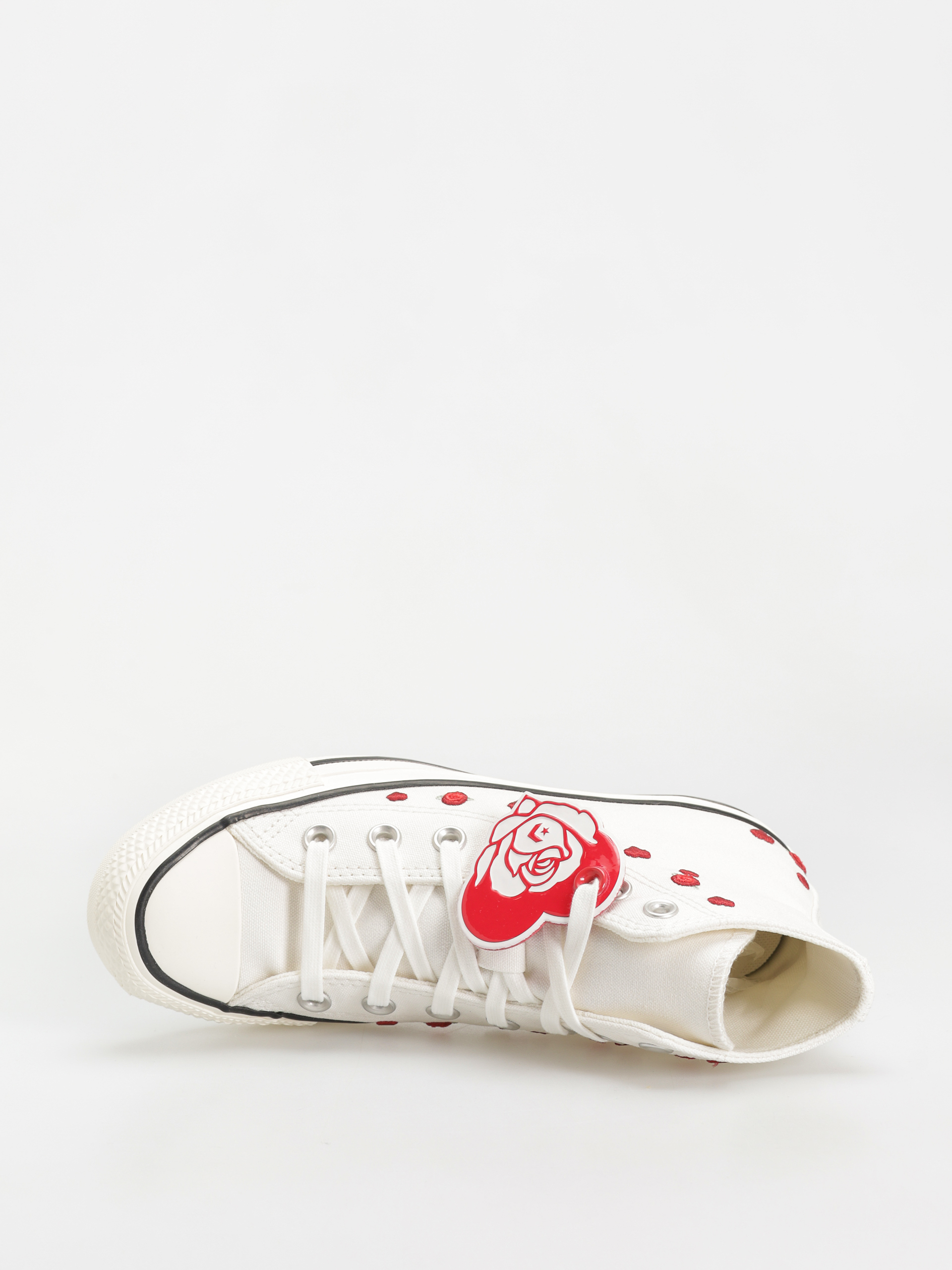 Teniși Converse Chuck Taylor All Star Hi Wmn (vintage white/red/egret)