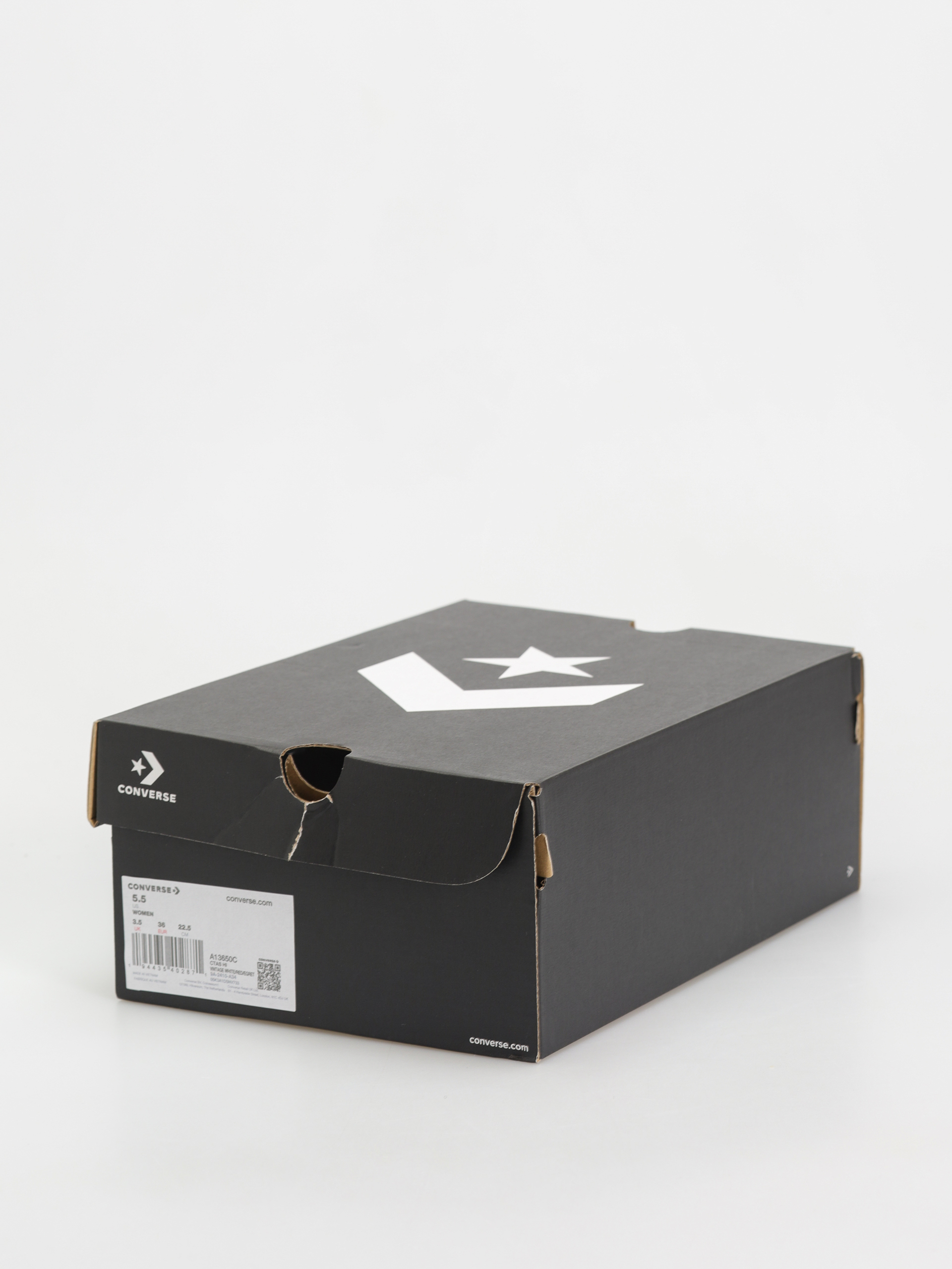 Teniși Converse Chuck Taylor All Star Hi Wmn (vintage white/red/egret)