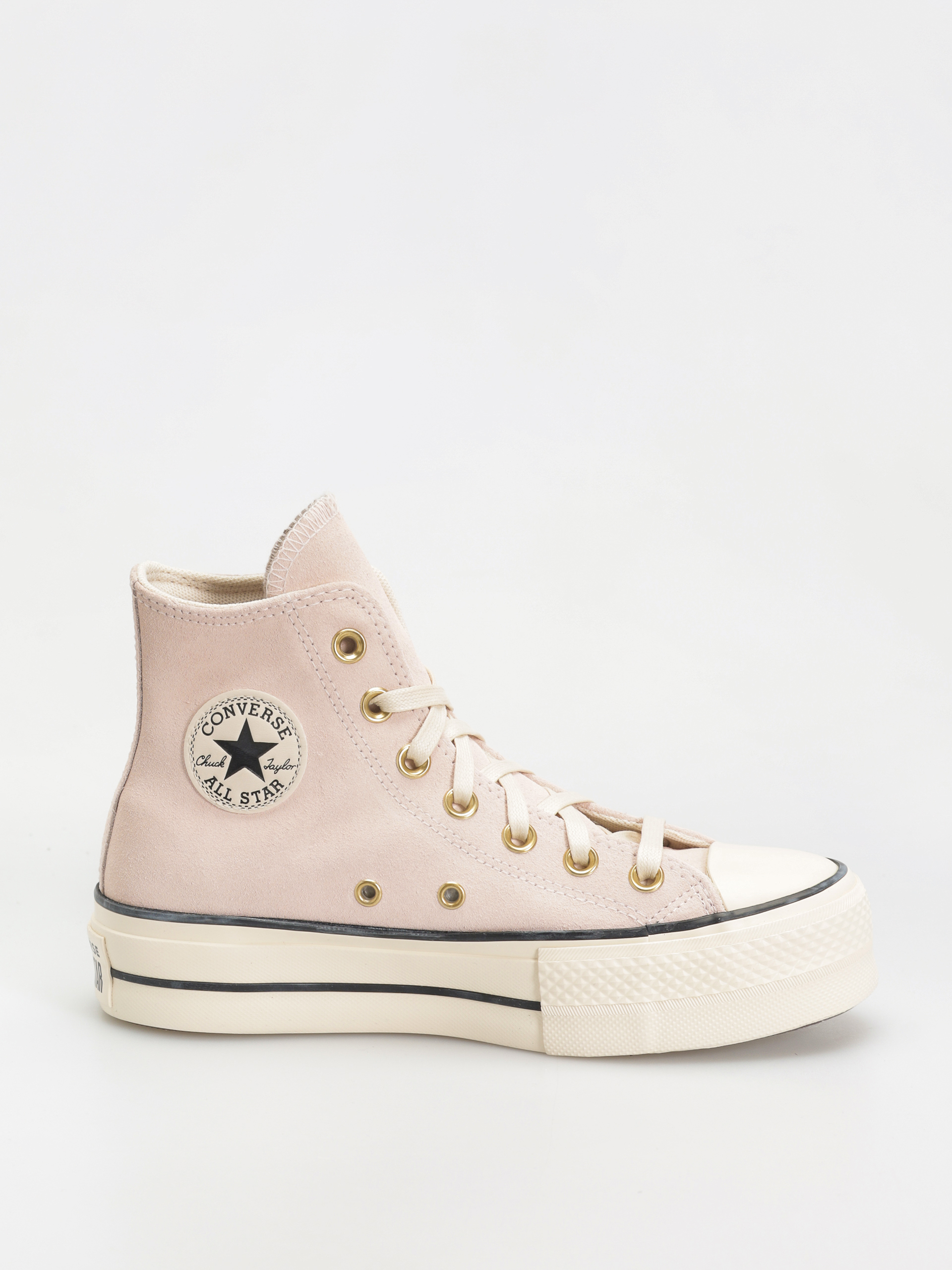 Teniși Converse Chuck Taylor All Star Lift Hi Wmn (pale petal/natural ivory/black)