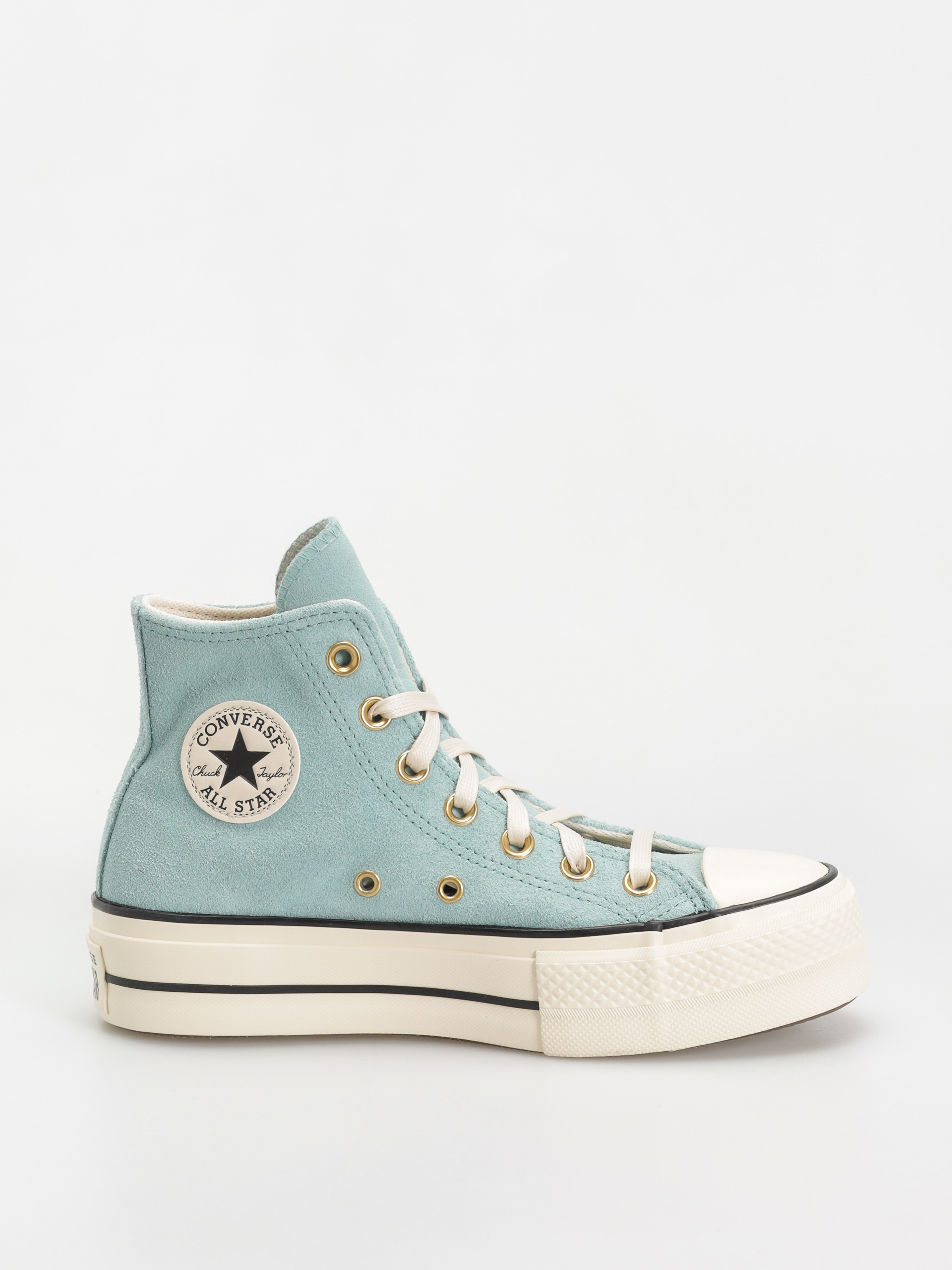 Teniși Converse Chuck Taylor All Star Lift Hi Wmn (vernal pool/natural ivory)