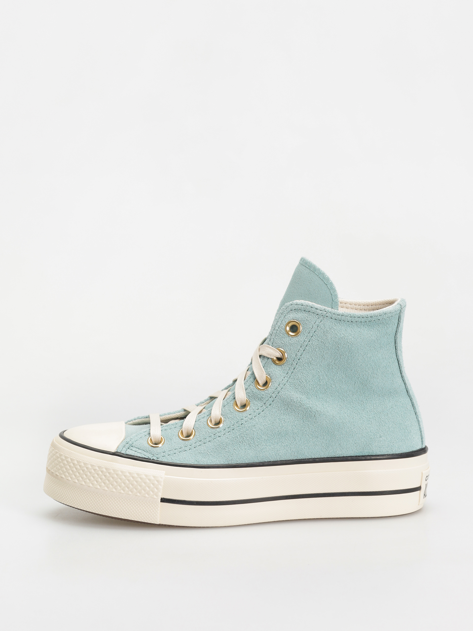 Teniși Converse Chuck Taylor All Star Lift Hi Wmn (vernal pool/natural ivory)