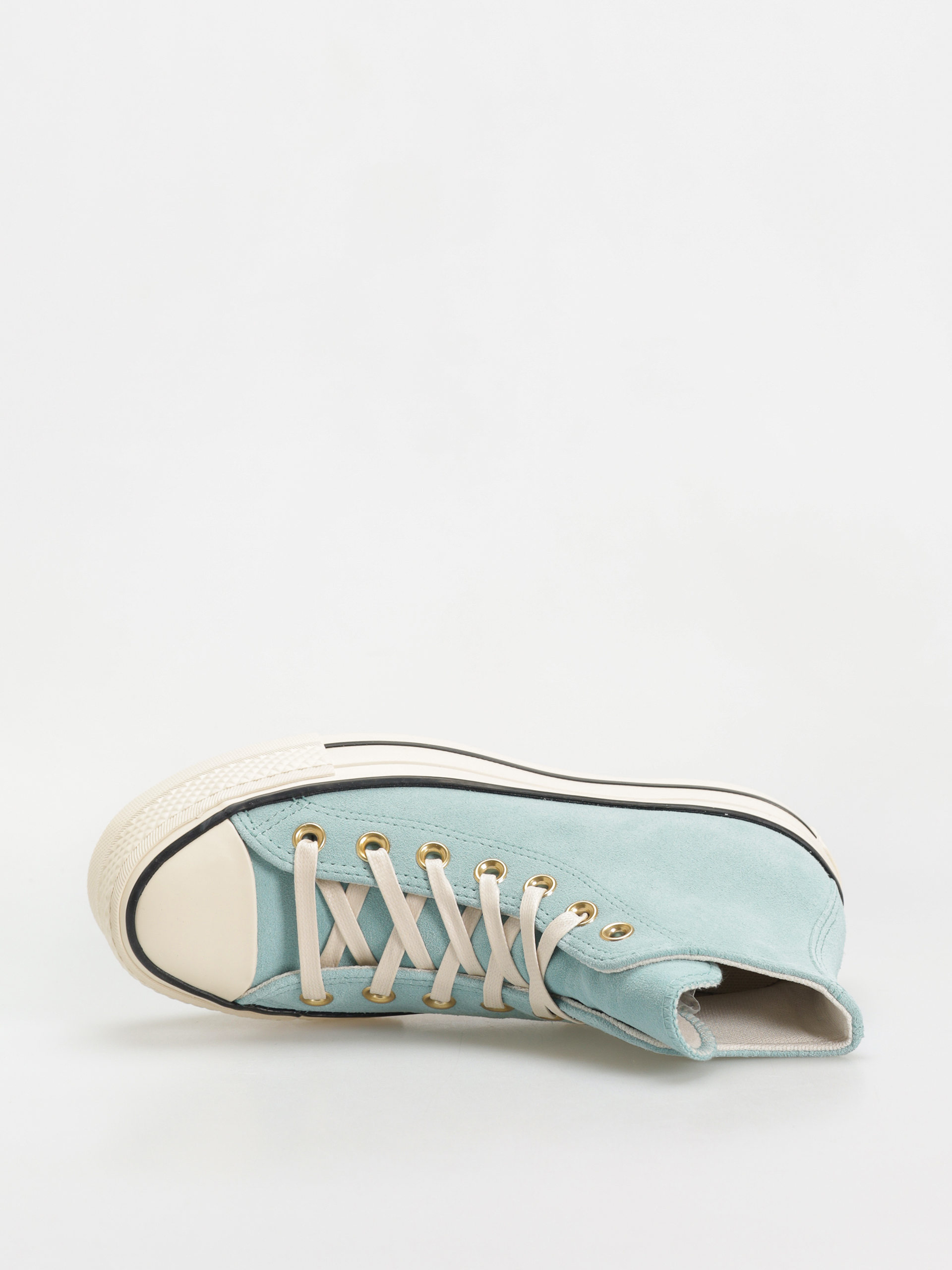 Teniși Converse Chuck Taylor All Star Lift Hi Wmn (vernal pool/natural ivory)