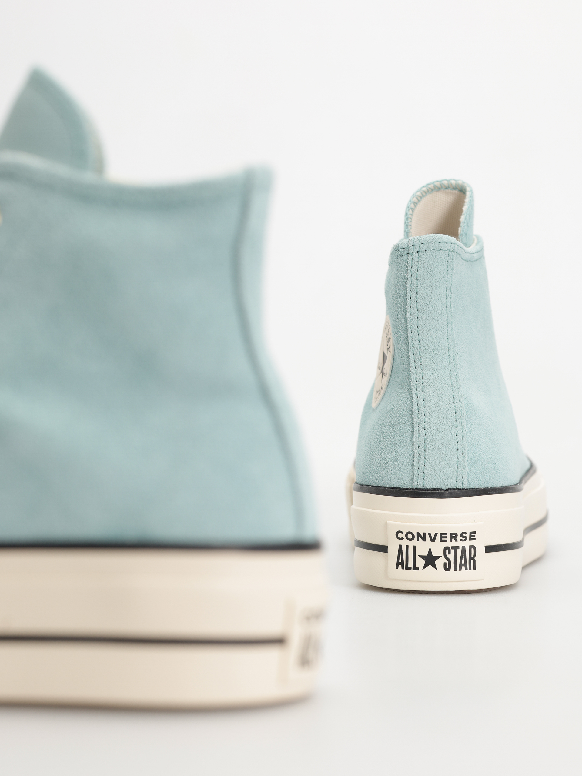 Teniși Converse Chuck Taylor All Star Lift Hi Wmn (vernal pool/natural ivory)