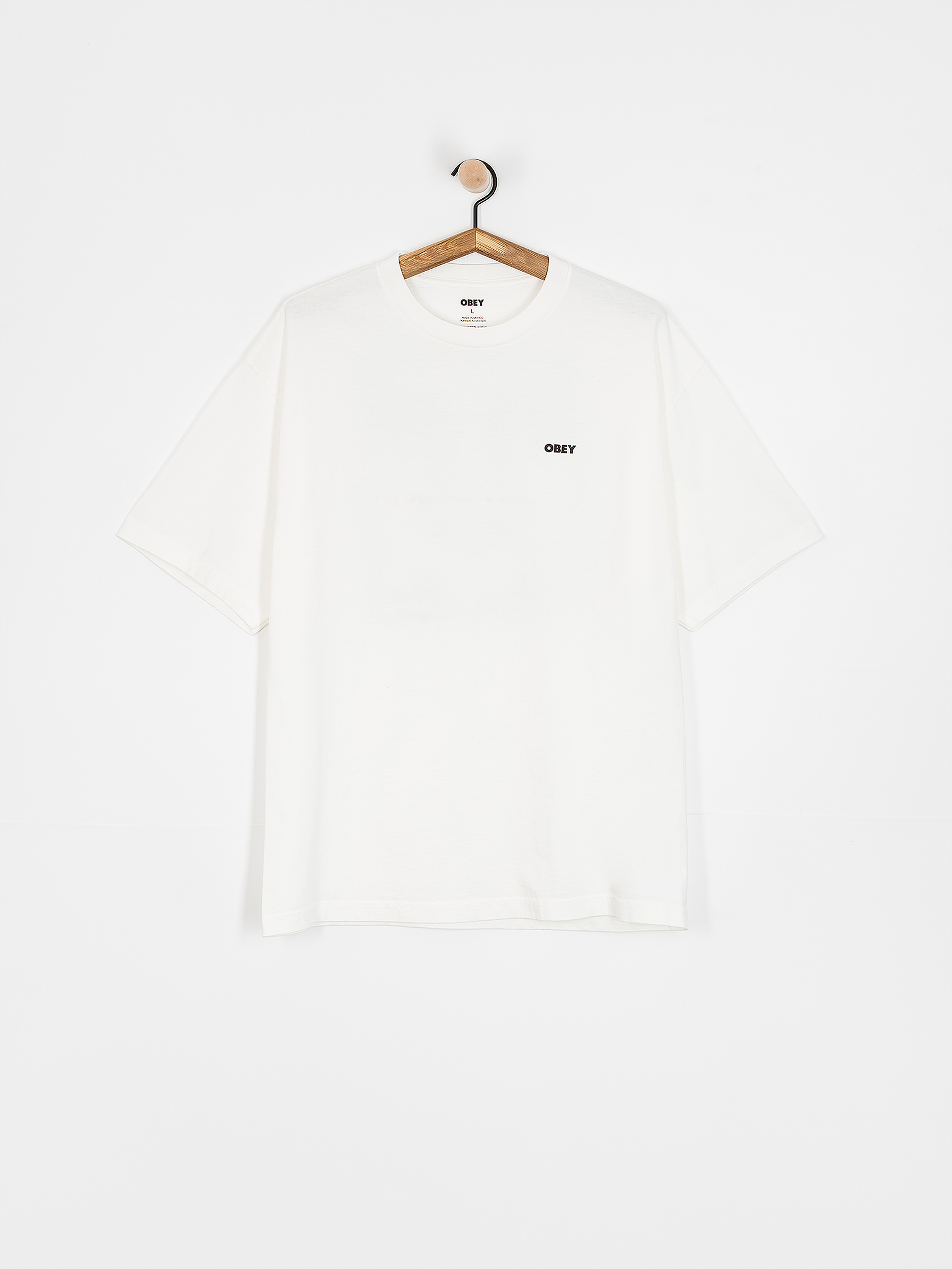 Tricou OBEY Bold Icon Face (pigment vintage white)