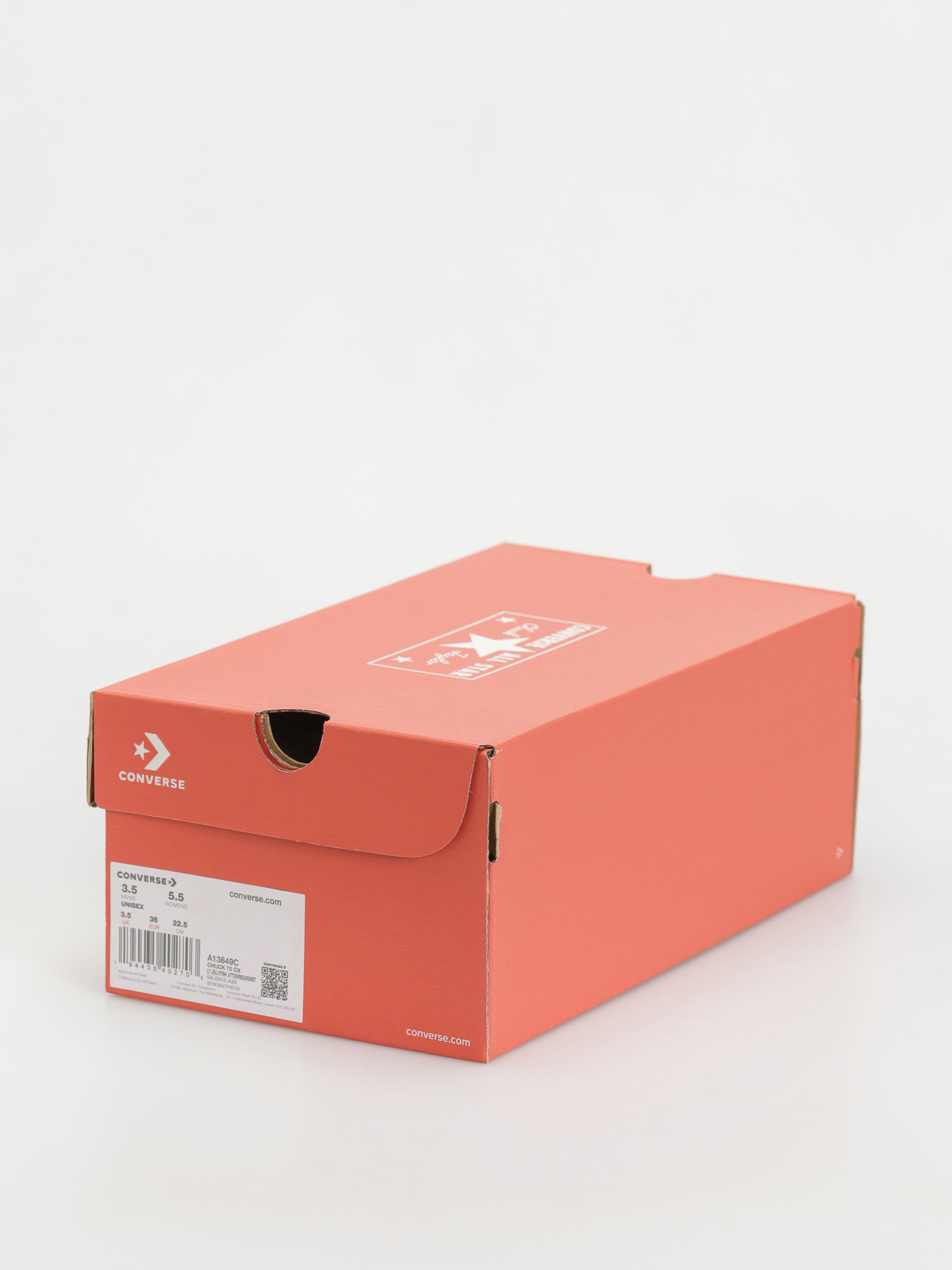 Teniși Converse Chuck 70 Ox (lt jellyfish jitter/red/egret)