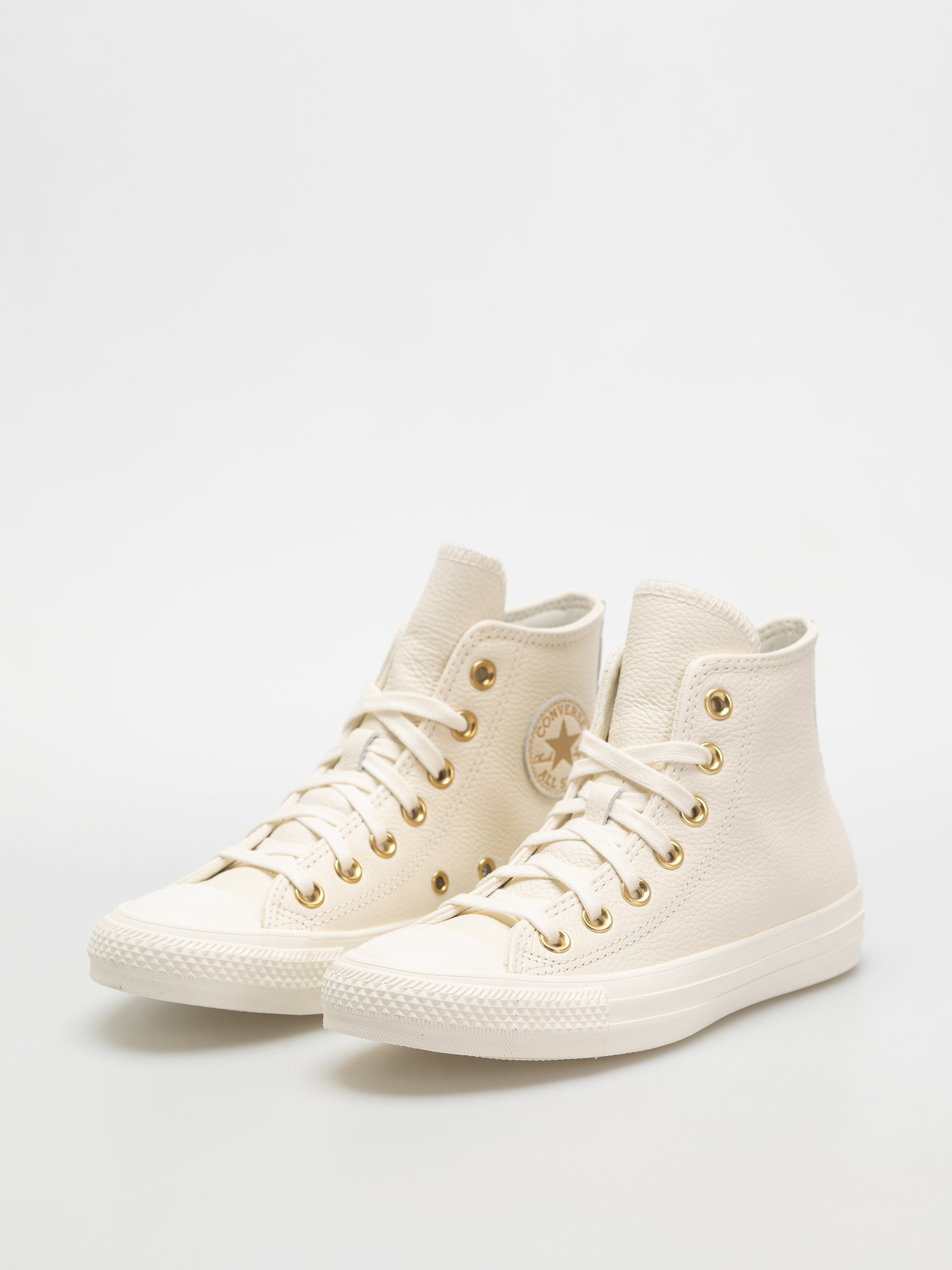 Teniși Converse Chuck Taylor All Star Hi Wmn (egret/egret/gold)
