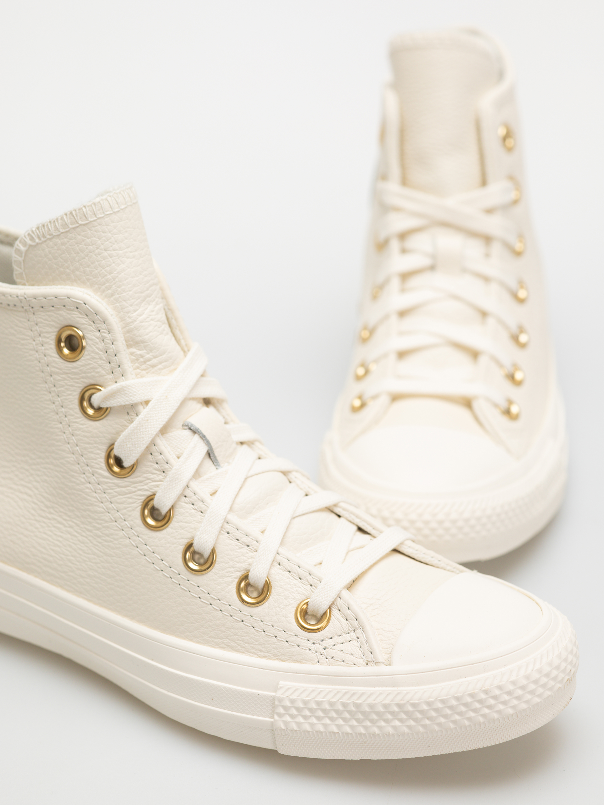 Teniși Converse Chuck Taylor All Star Hi Wmn (egret/egret/gold)