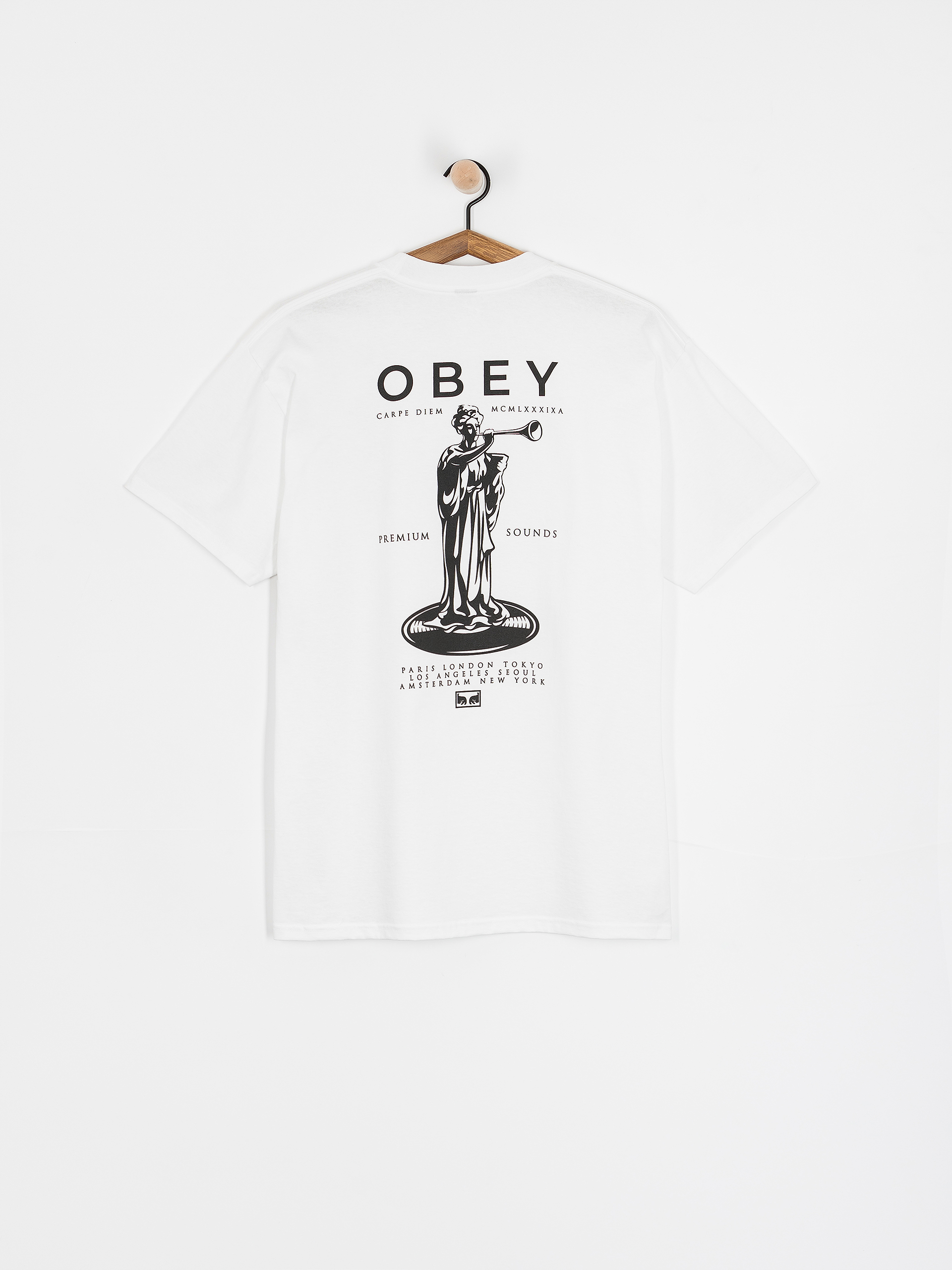 Tricou OBEY Premium Sounds (white)