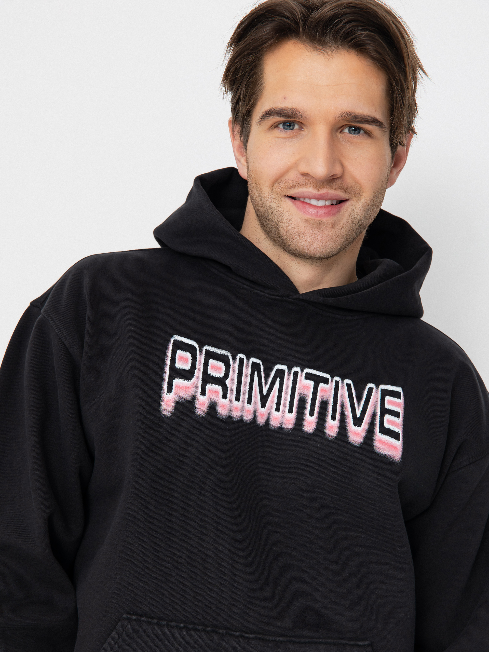 Hanorac cu glugă Primitive Headline HD (black)