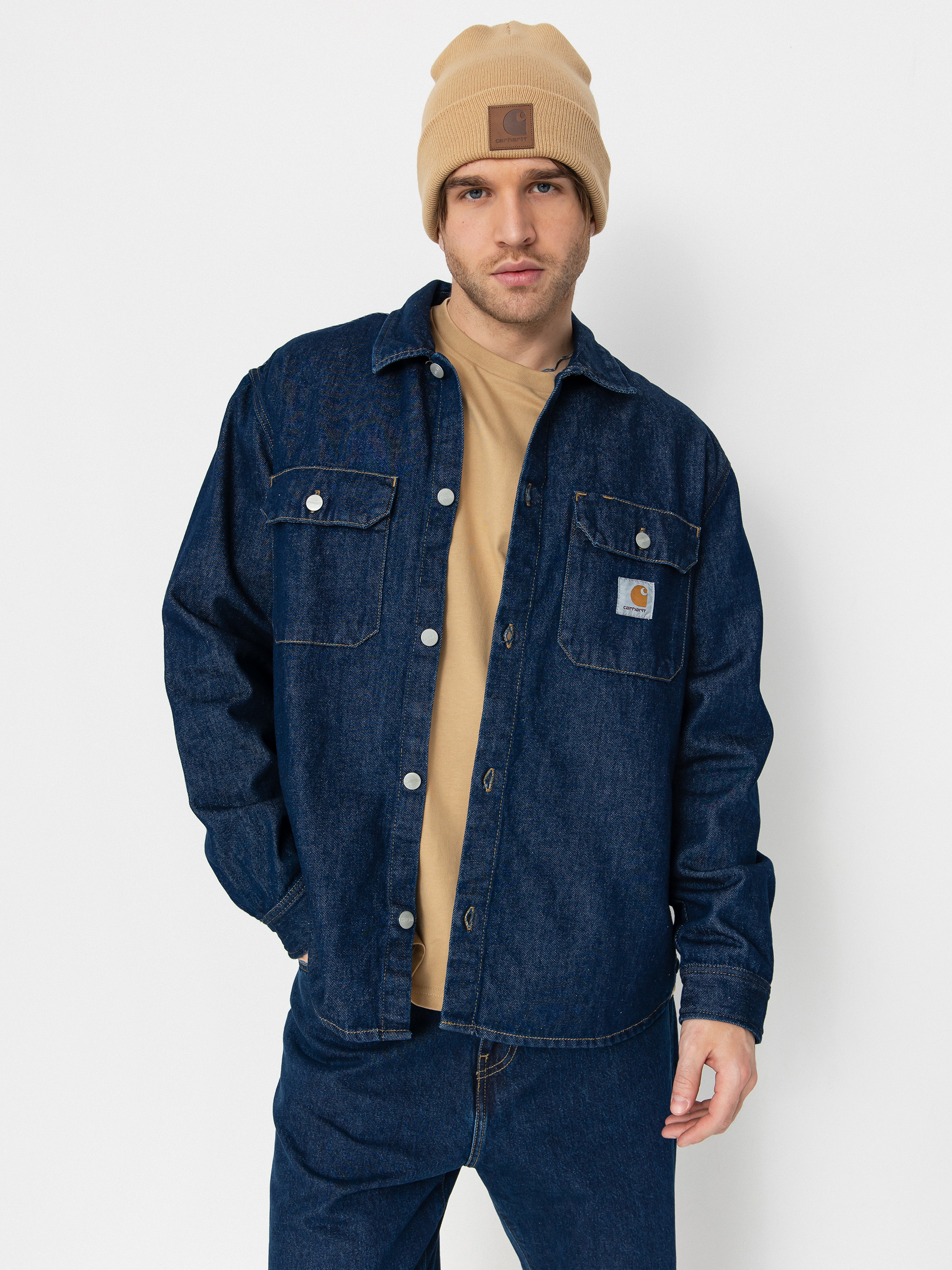 Cămașă Carhartt WIP Harvey (blue)