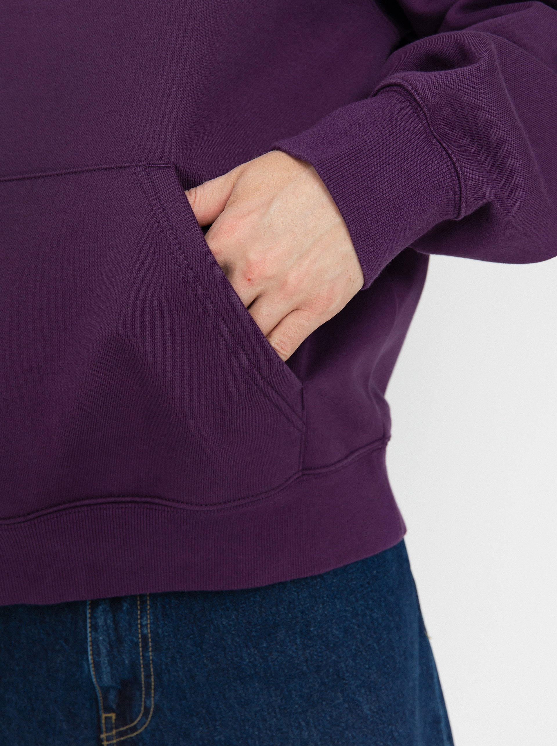 Hanorac cu glugă Carhartt WIP Stargazer HD (huckleberry/wax)