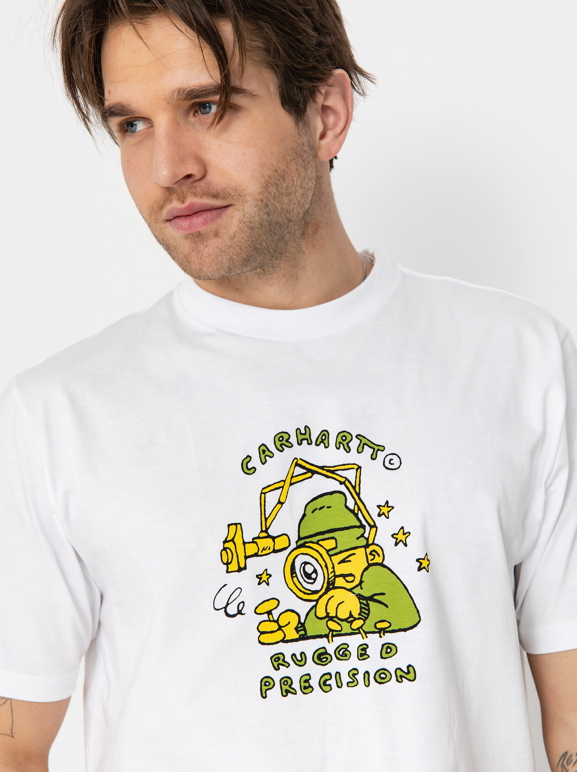 Tricou Carhartt WIP Precision Work (white)