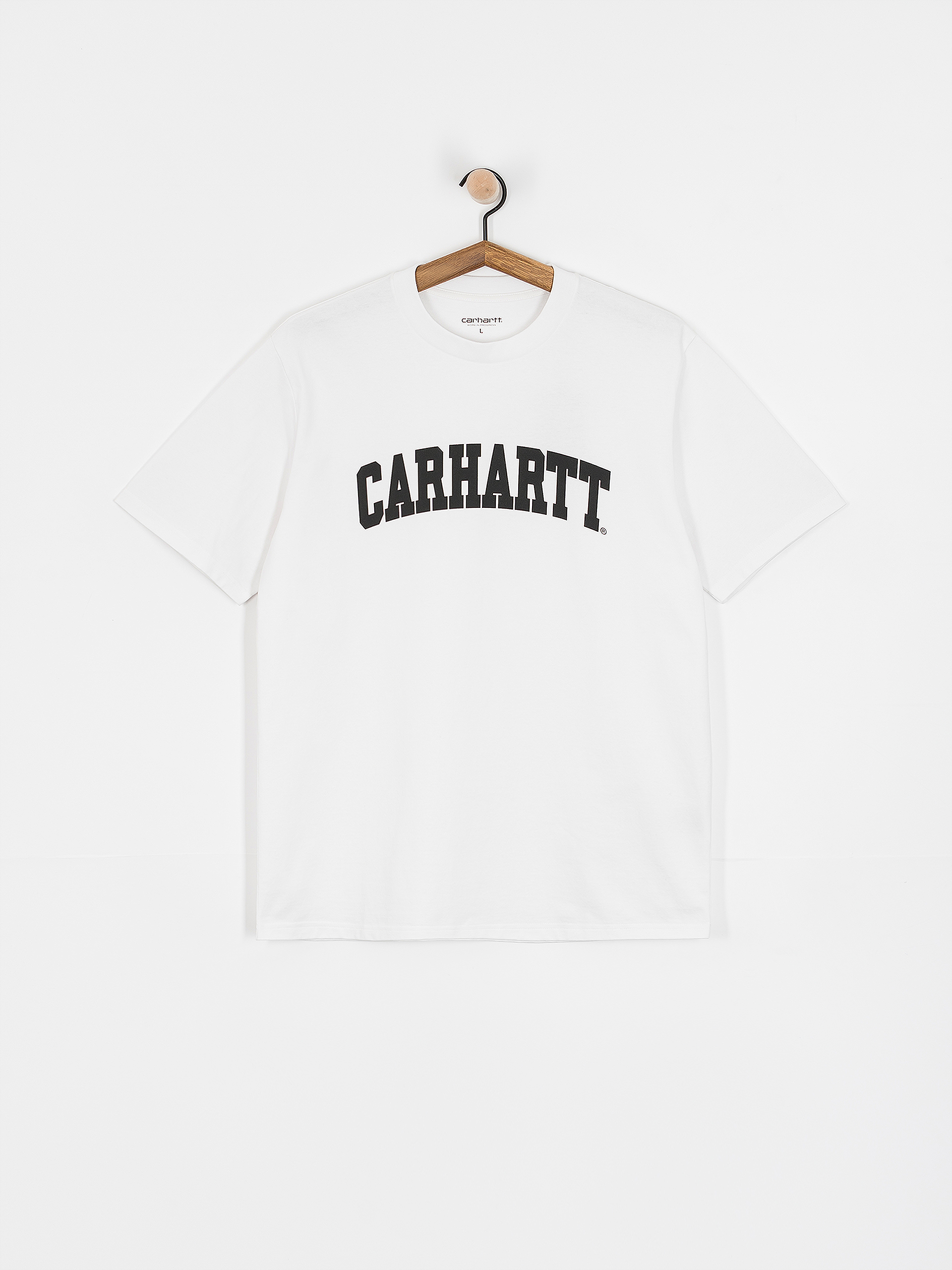 Tricou Carhartt WIP University (white/black)