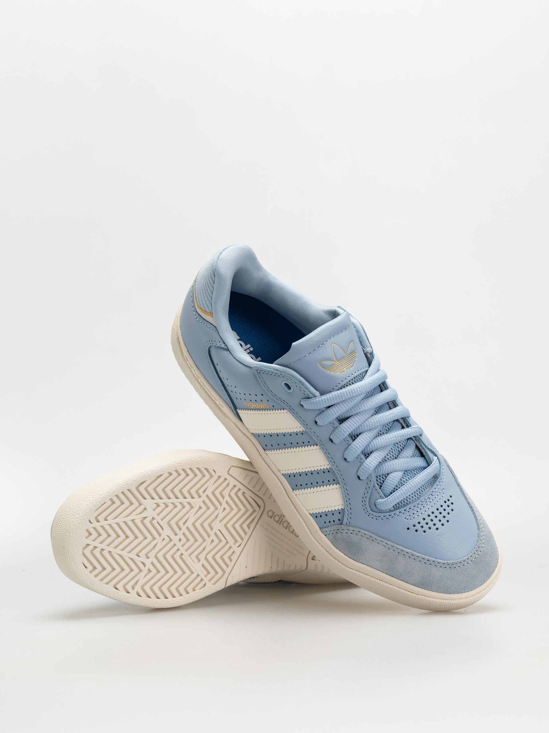 Pantofi adidas Tyshawn Low (clesky/cwhite/goldmt)