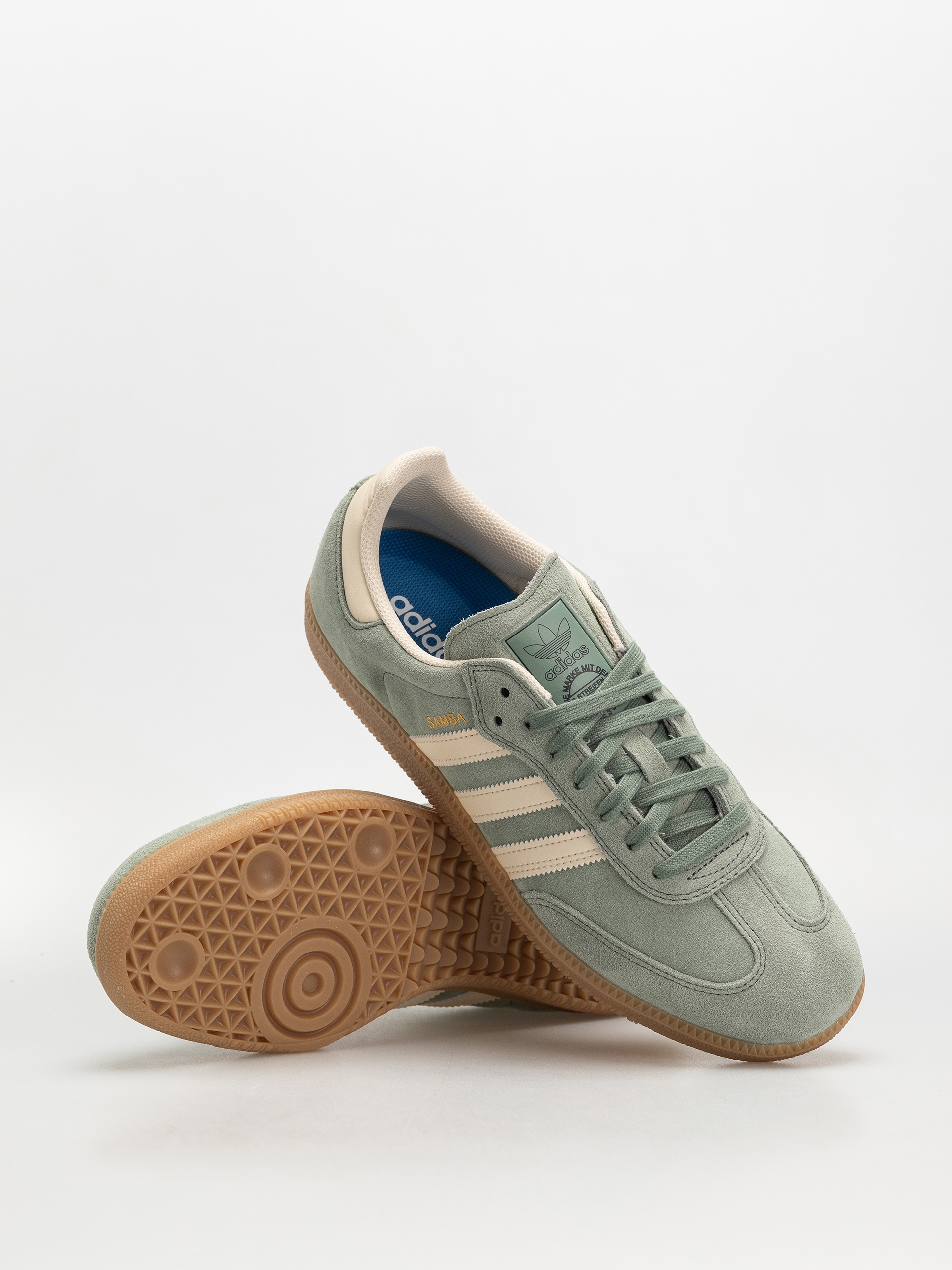 Pantofi adidas Samba Adv (silgrn/wonwhi/goldmt)