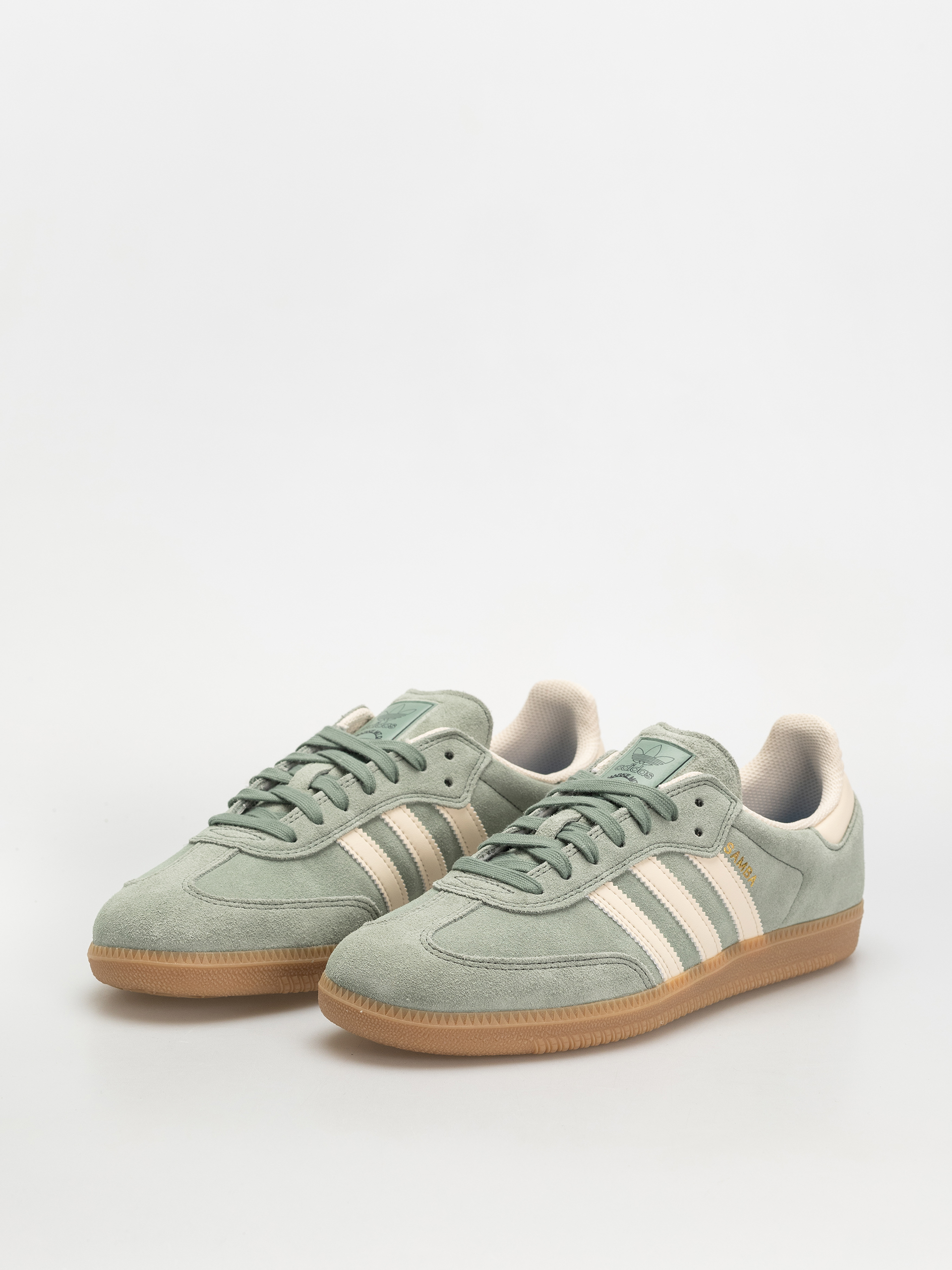 Pantofi adidas Samba Adv (silgrn/wonwhi/goldmt)