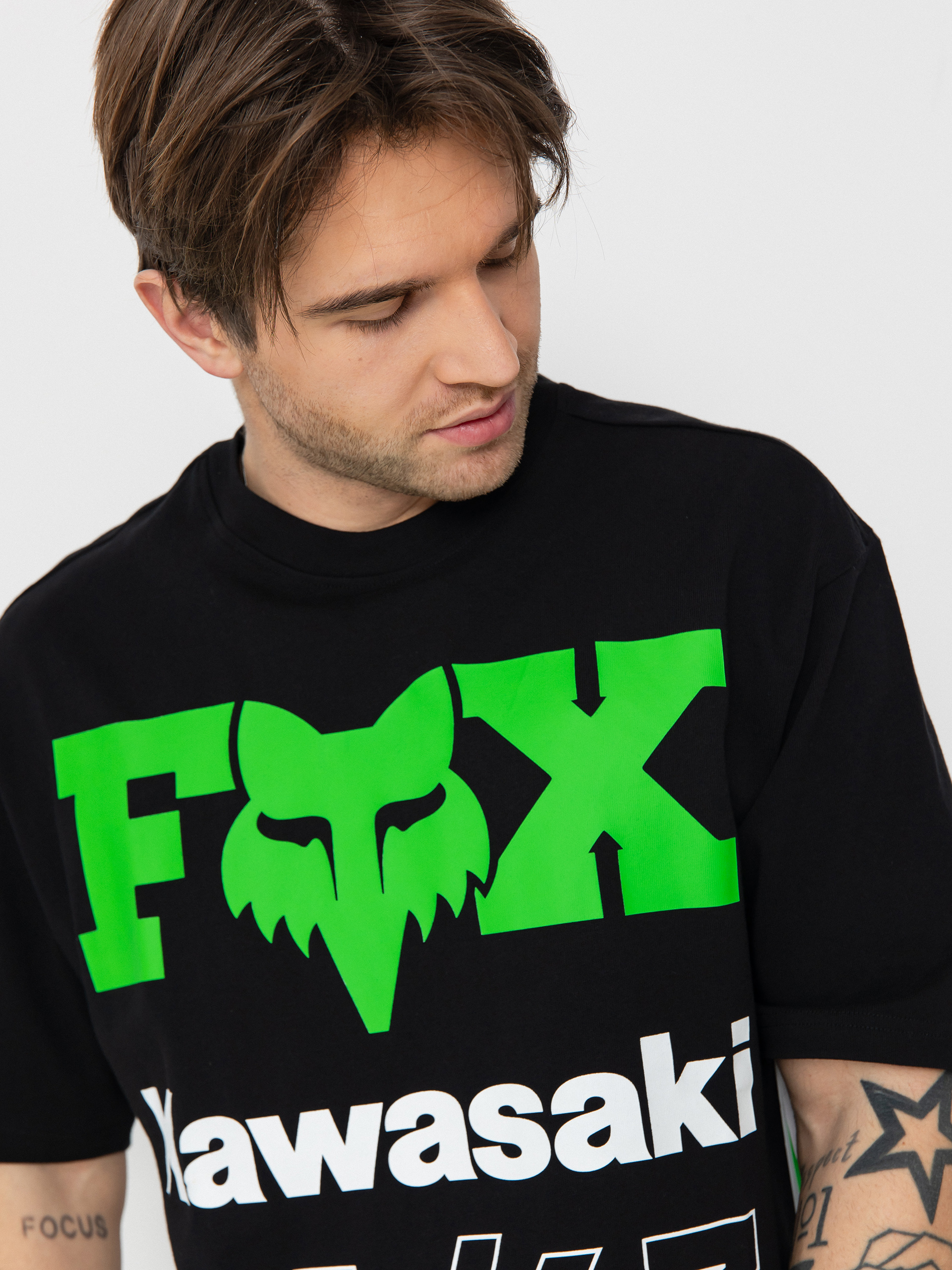 Tricou Fox Kawi Oversized (black)