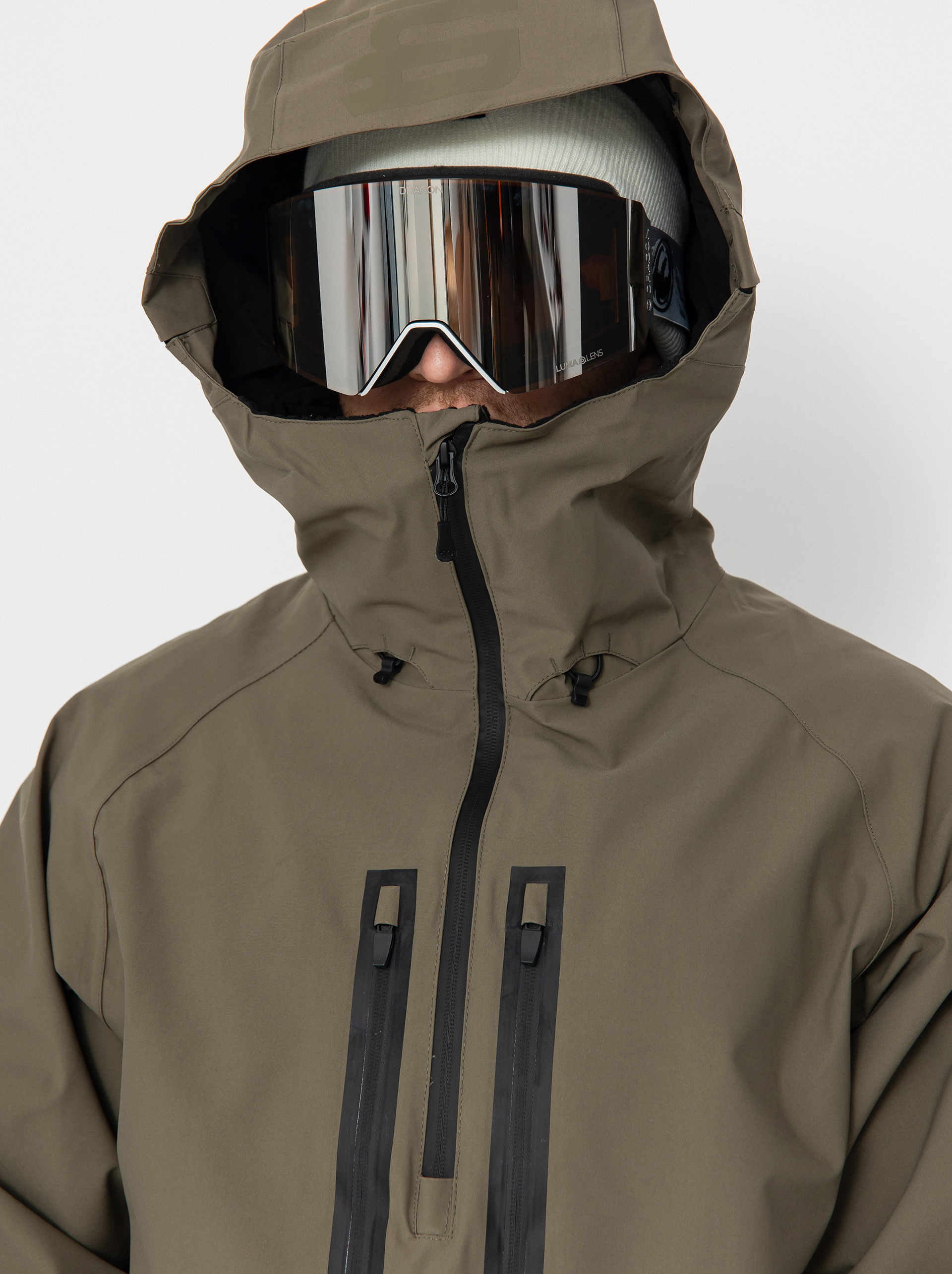 Pentru bărbați Geacă de snowboard ThirtyTwo Light Anorak (military)