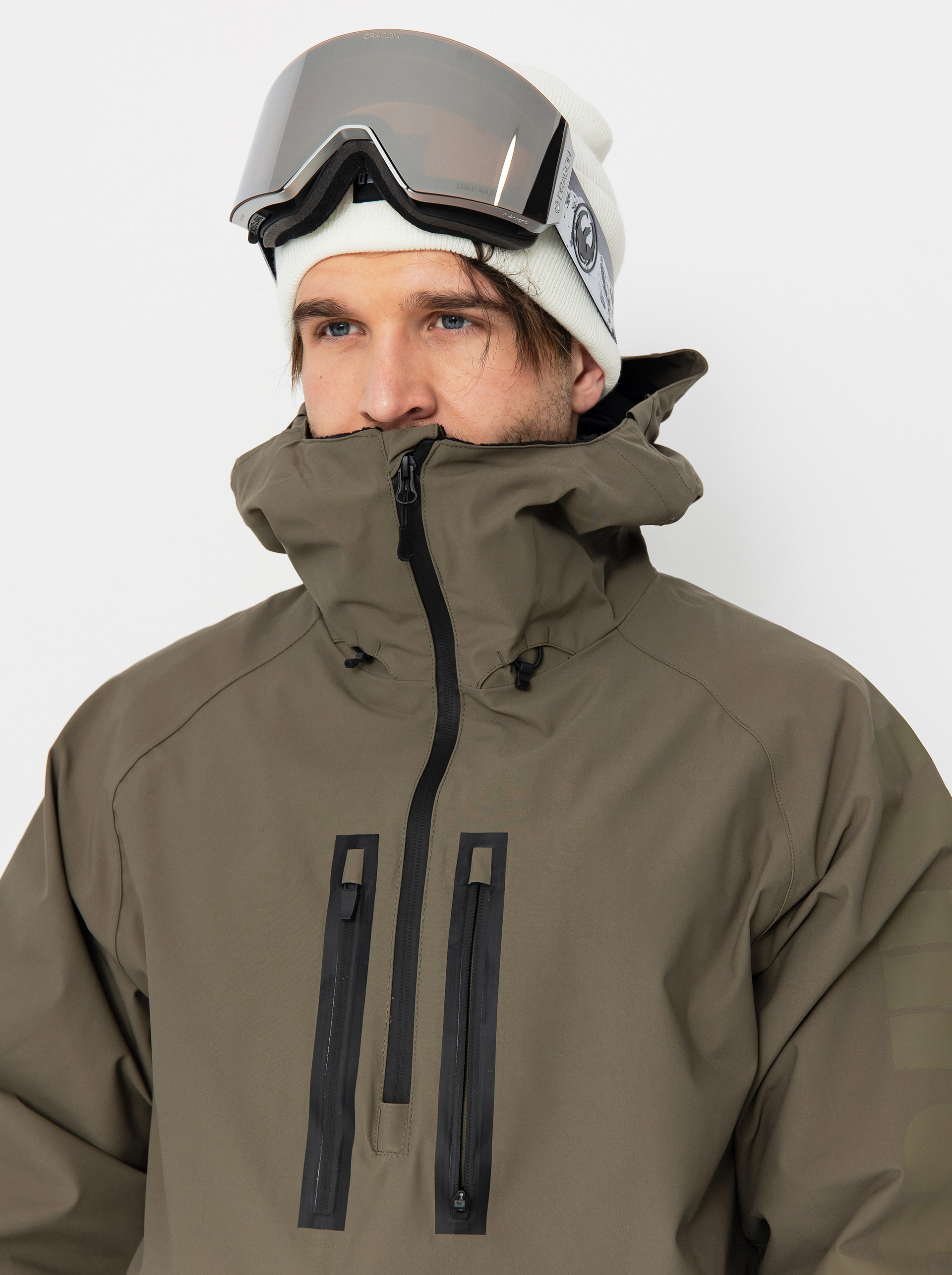 Pentru bărbați Geacă de snowboard ThirtyTwo Light Anorak (military)