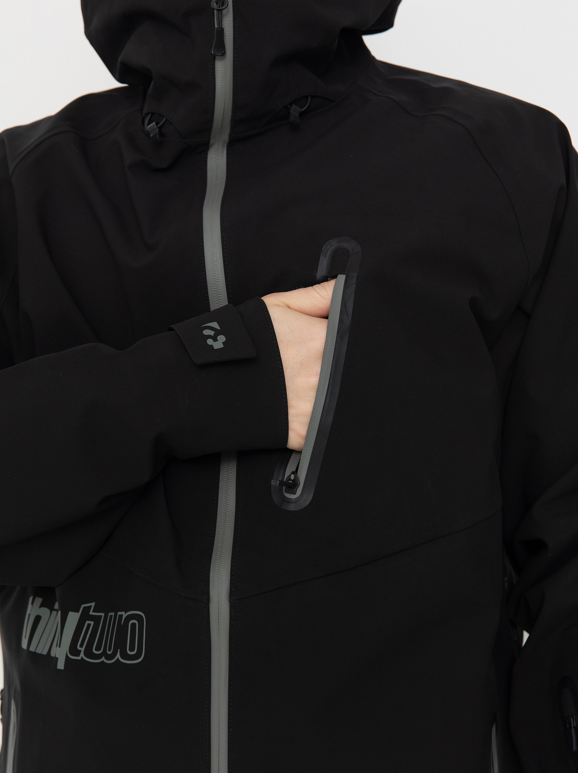 Pentru bărbați Geacă de snowboard ThirtyTwo Grasser (black)