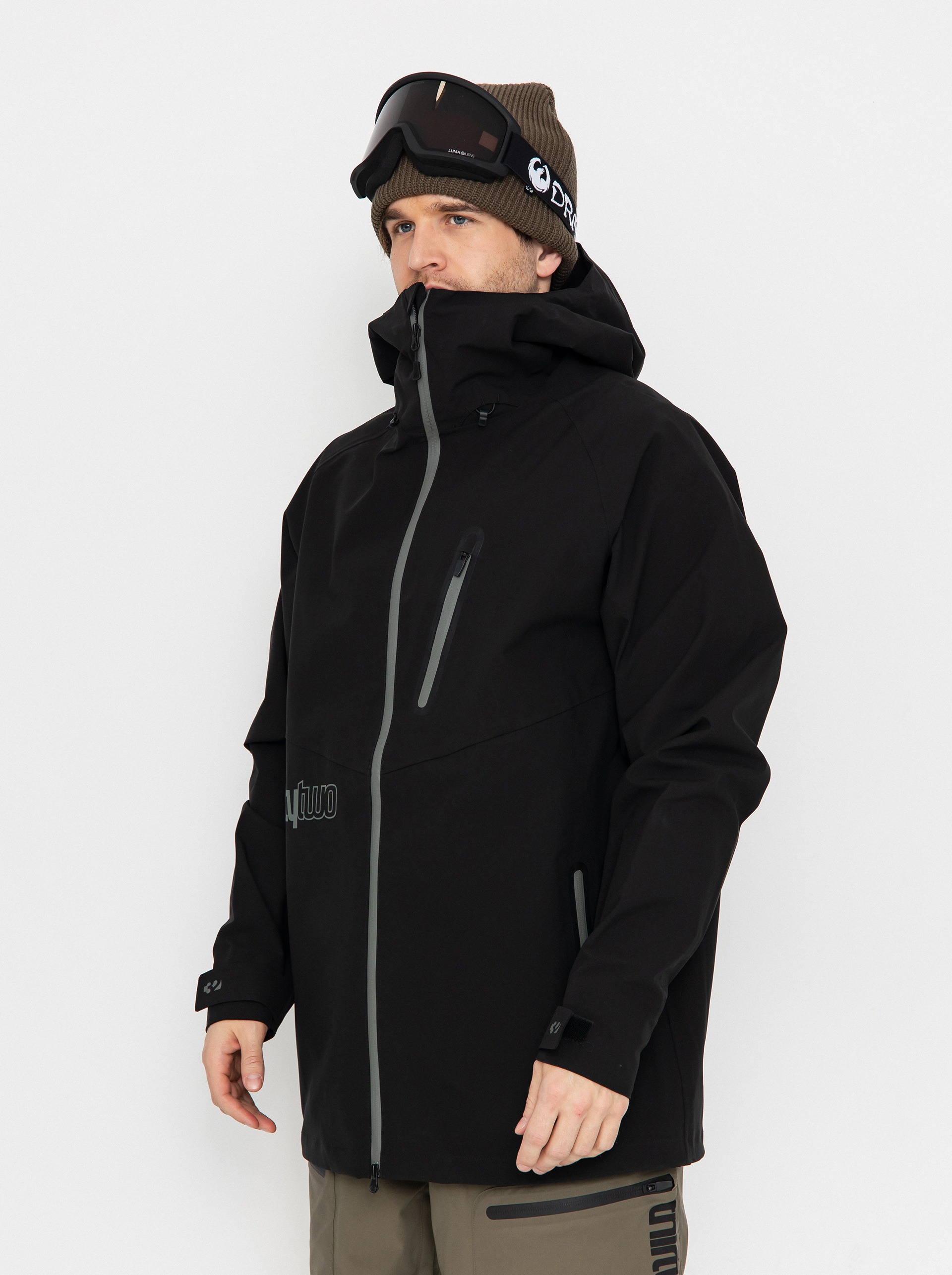 Pentru bărbați Geacă de snowboard ThirtyTwo Grasser (black)