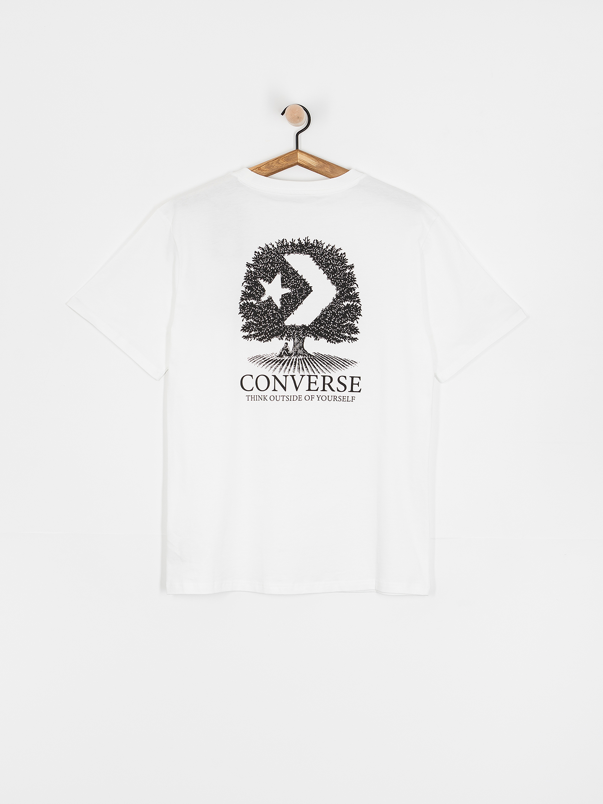 Tricou Converse Think Outside (white)