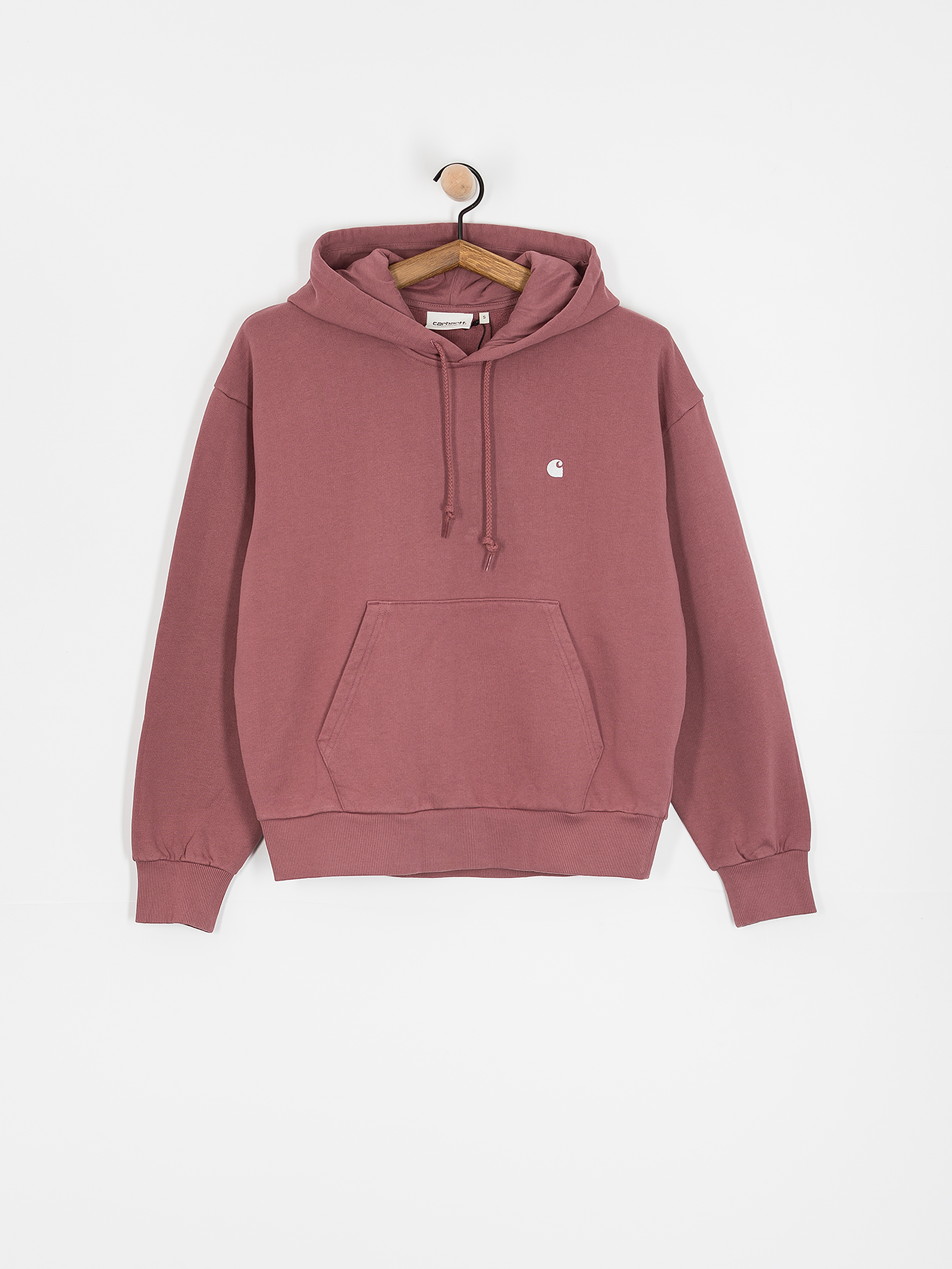 Hanorac cu glugă Carhartt WIP Casey HD Wmn (dusky pink/silver)