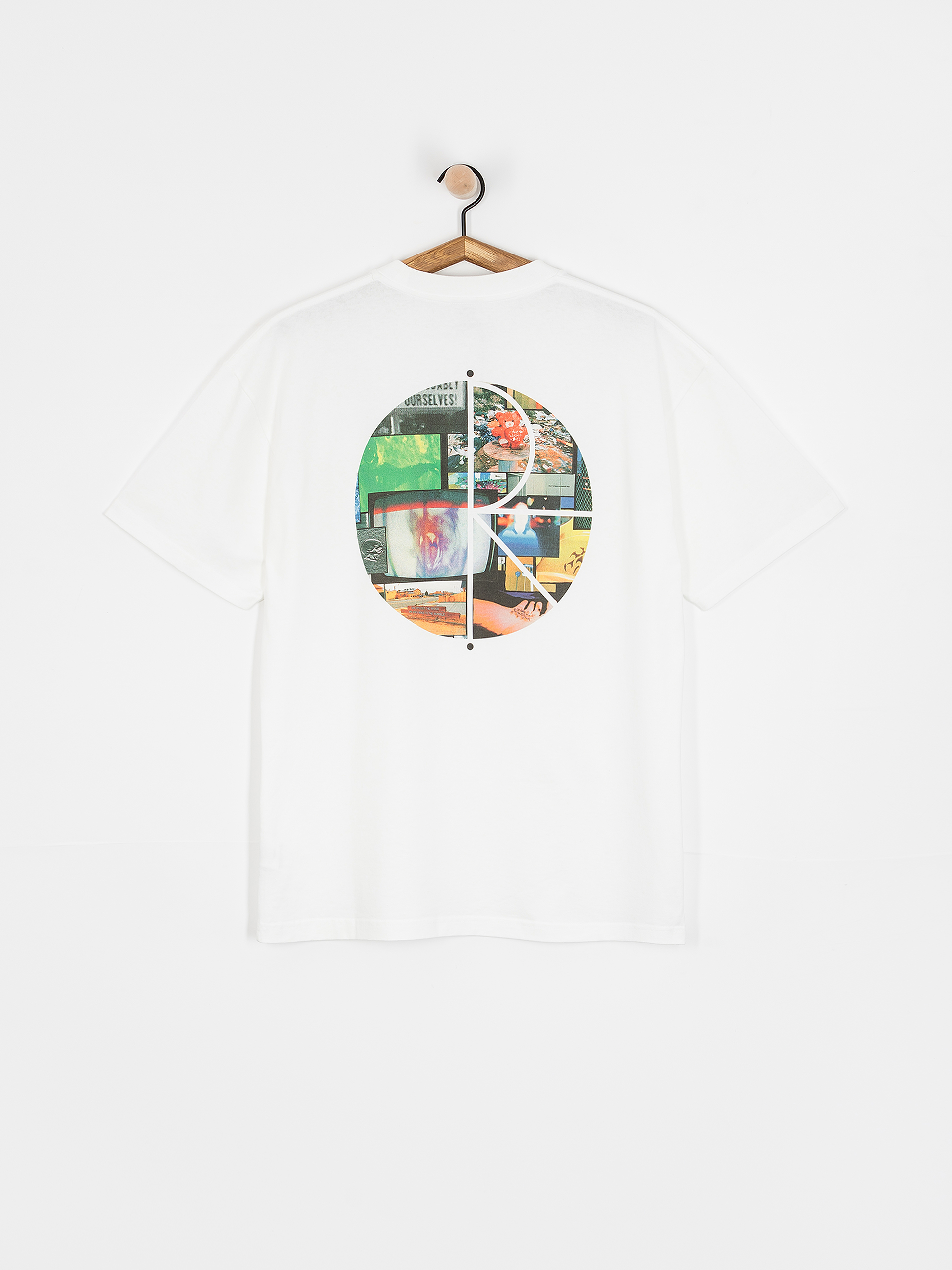 Tricou Polar Skate Fill Logo Ourselves Collage (white)