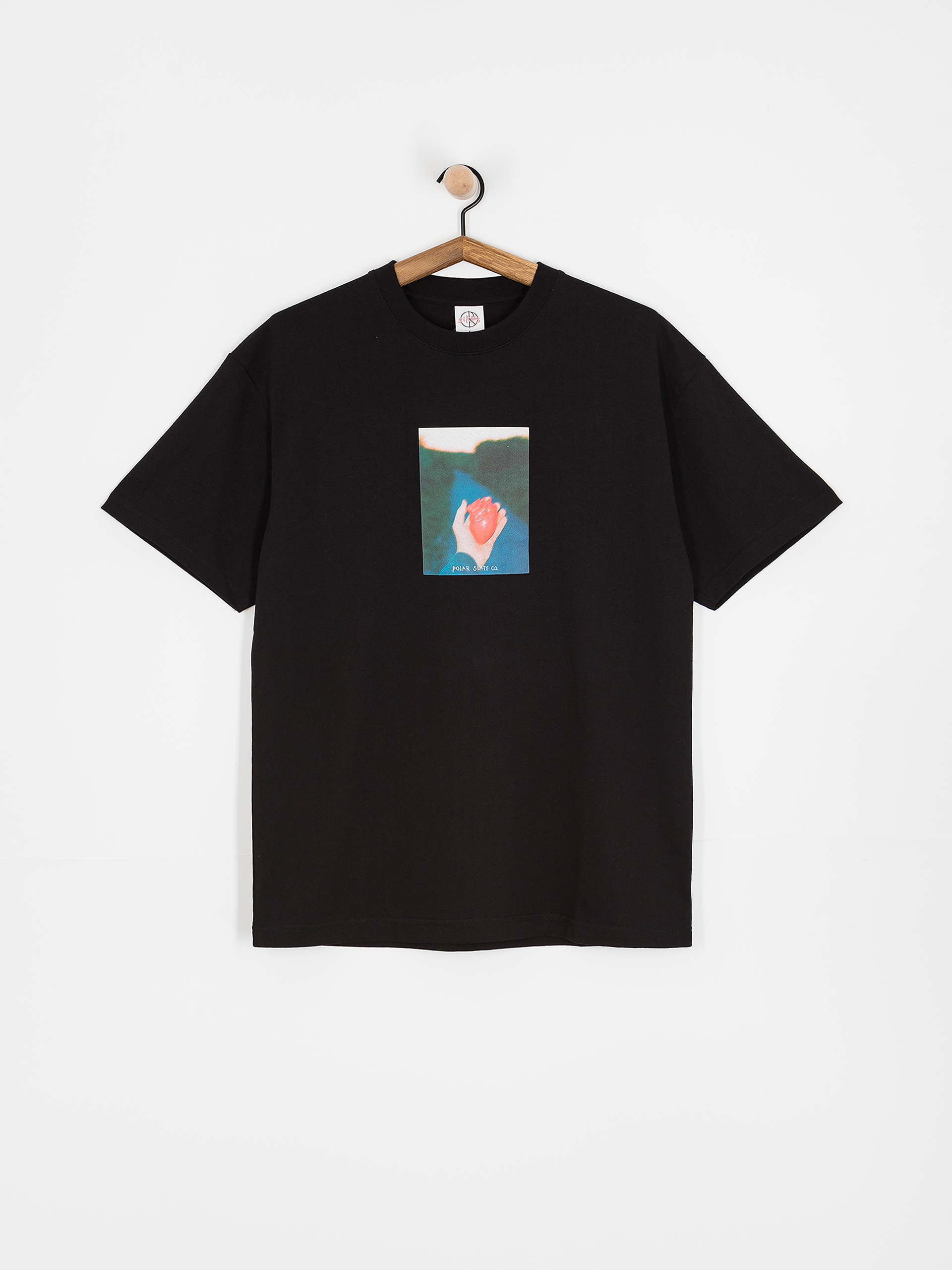 Tricou Polar Skate Heart In Hand (black)