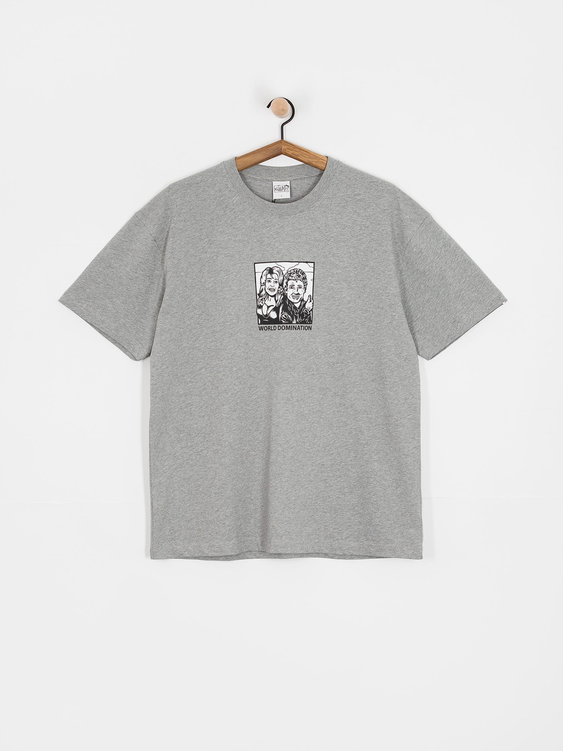 Tricou Polar Skate World Domination (heather grey)