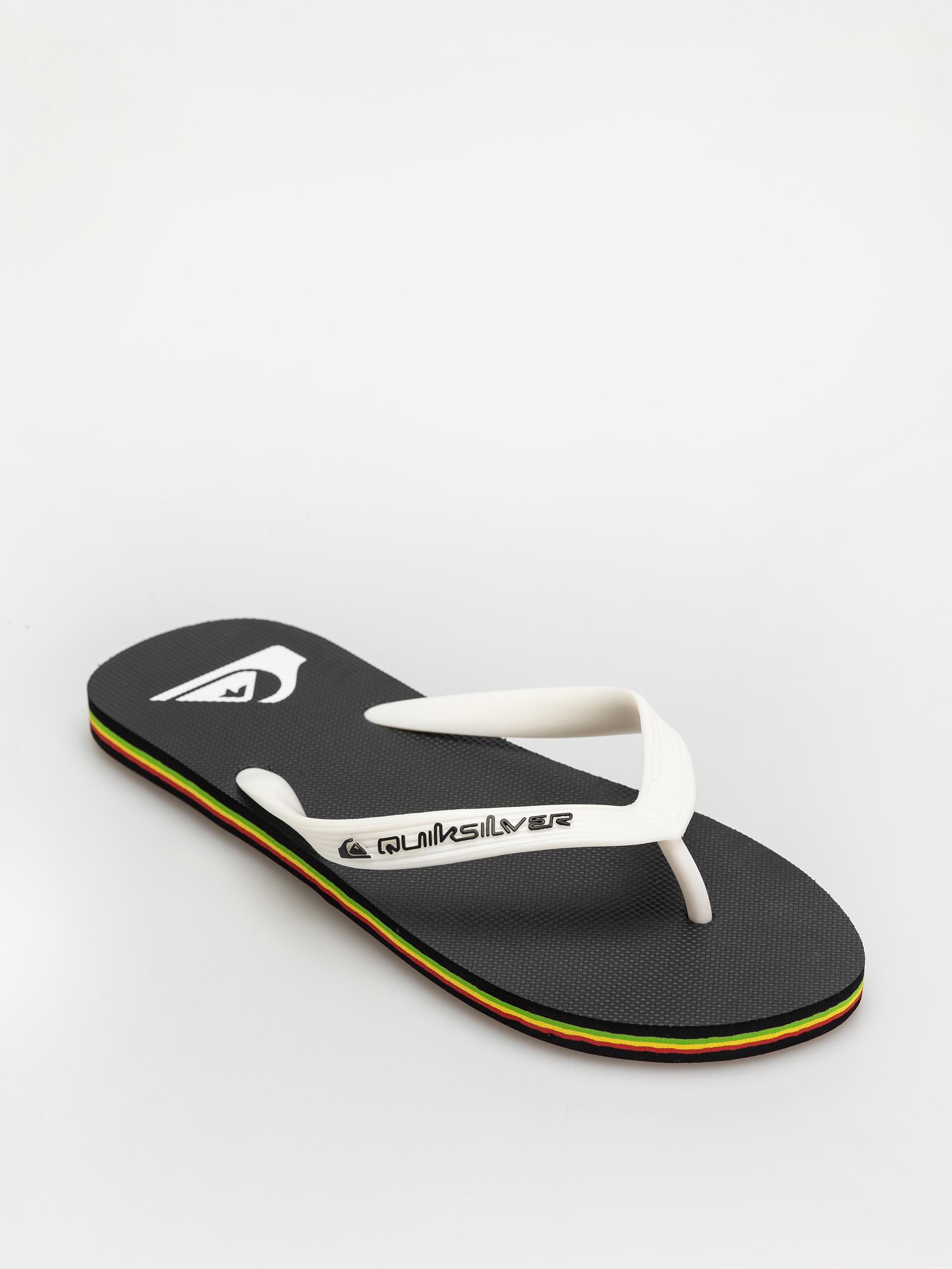 papuci de plajă Quiksilver Molokai Core (black/rasta)