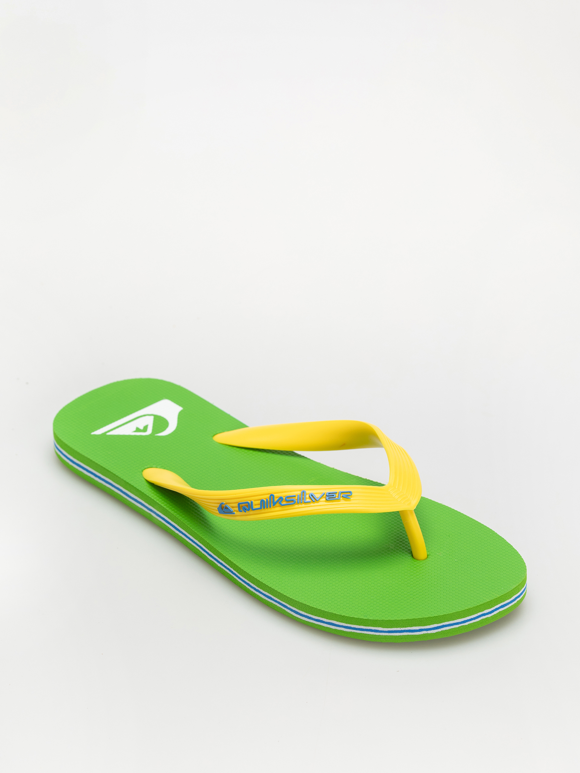 papuci de plajă Quiksilver Molokai Core (green/yellow)