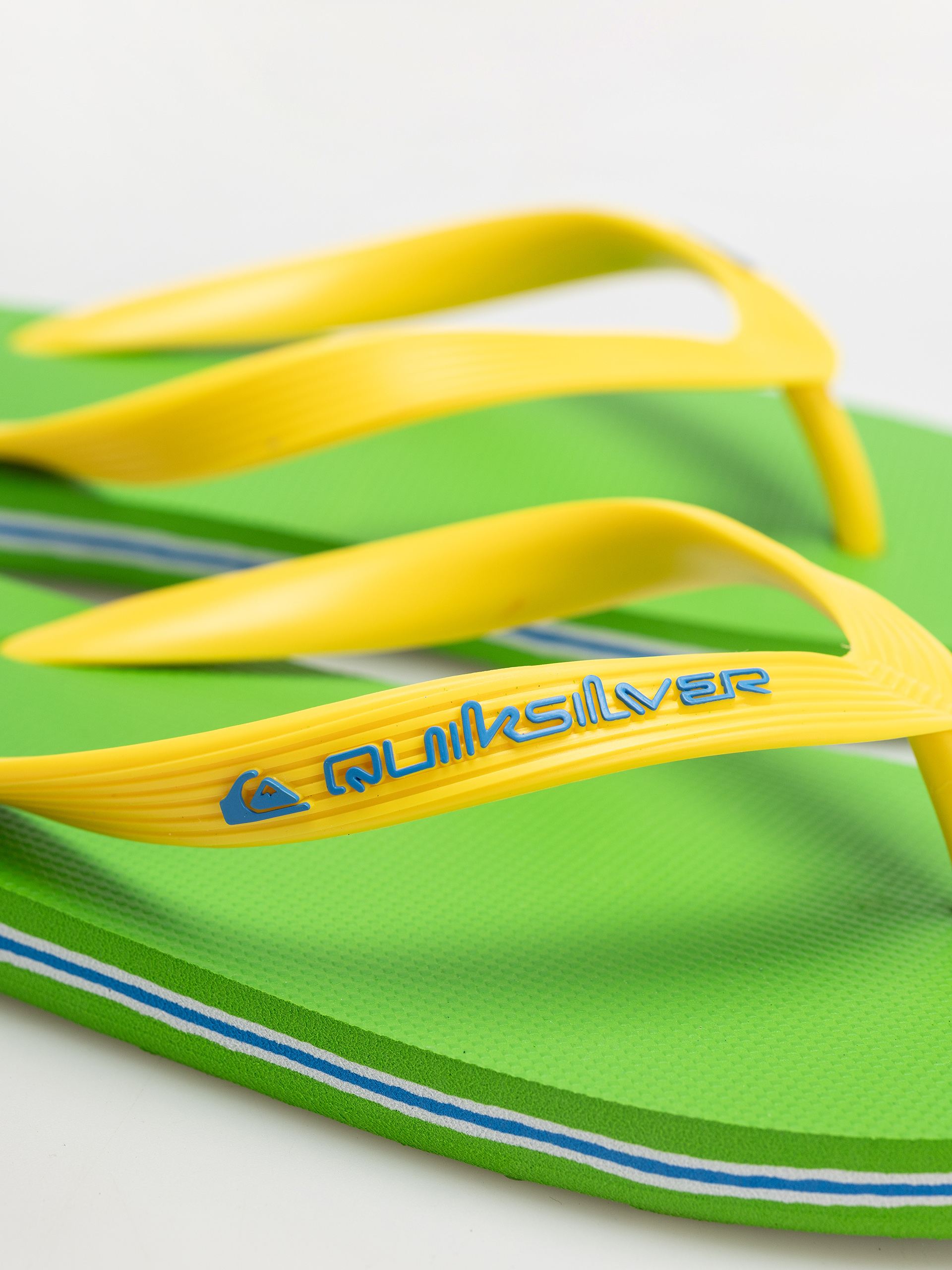 papuci de plajă Quiksilver Molokai Core (green/yellow)