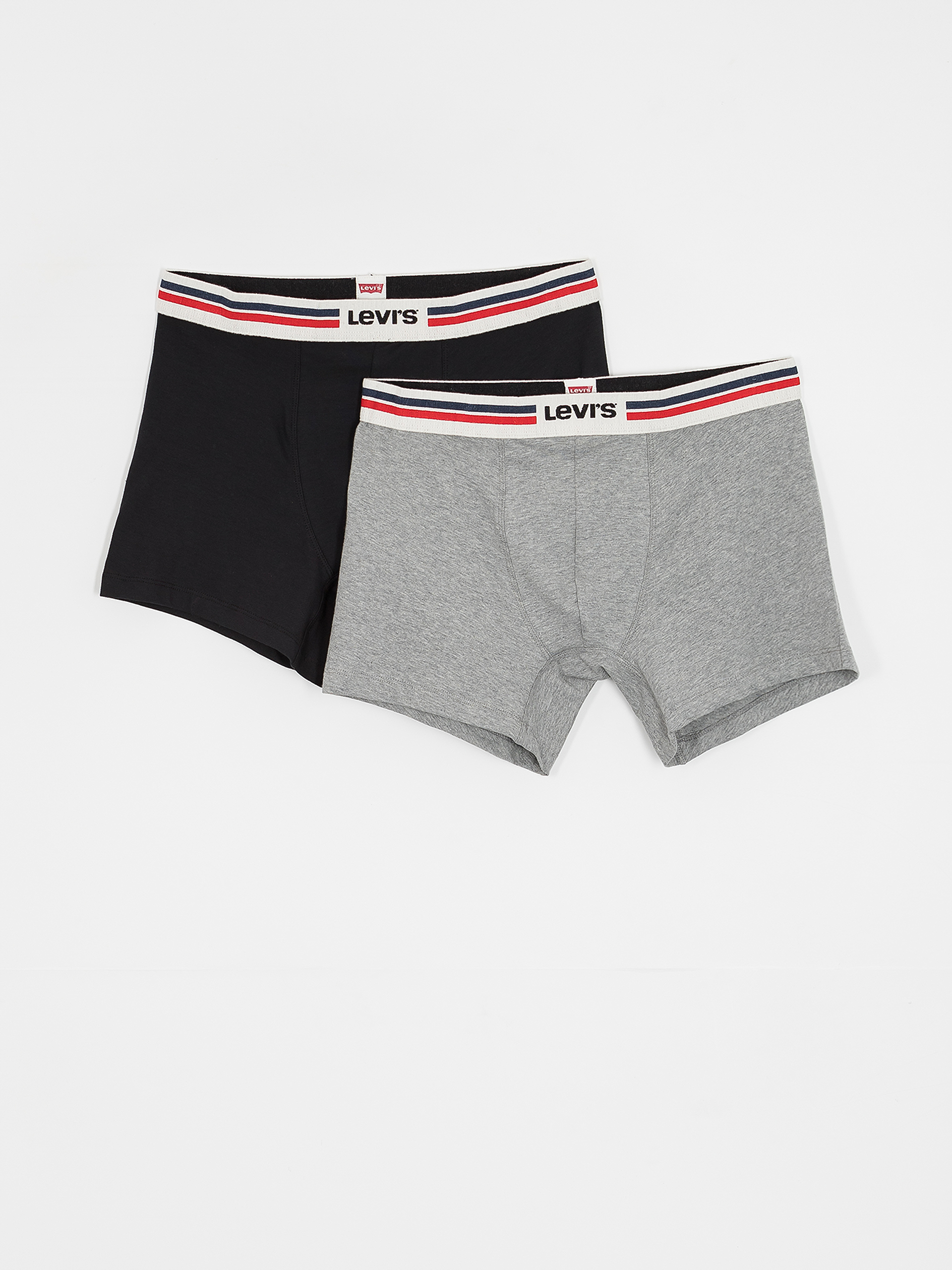 Lenjerie de corp Levi's® Sportswear Logo Boxer (mid grey melange/black)