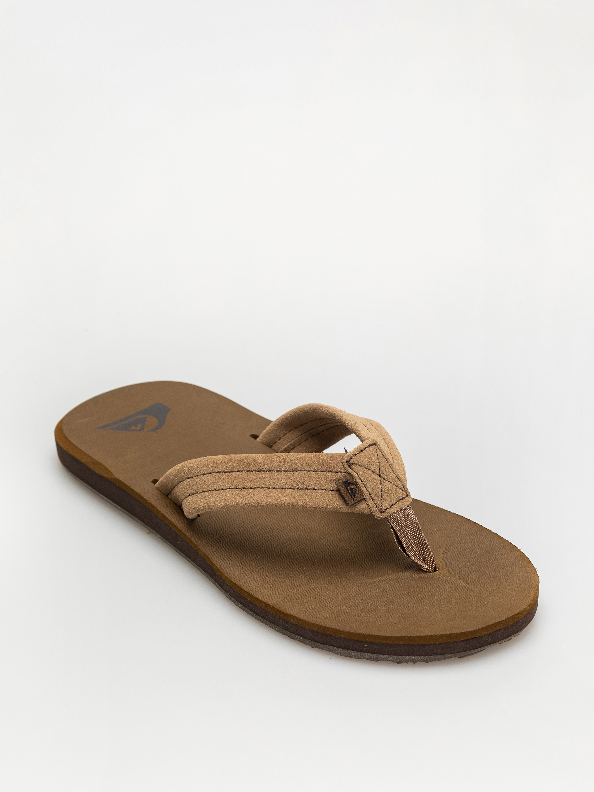 Papuci de plaju0103 Quiksilver Carver Suede Core (tan 1)