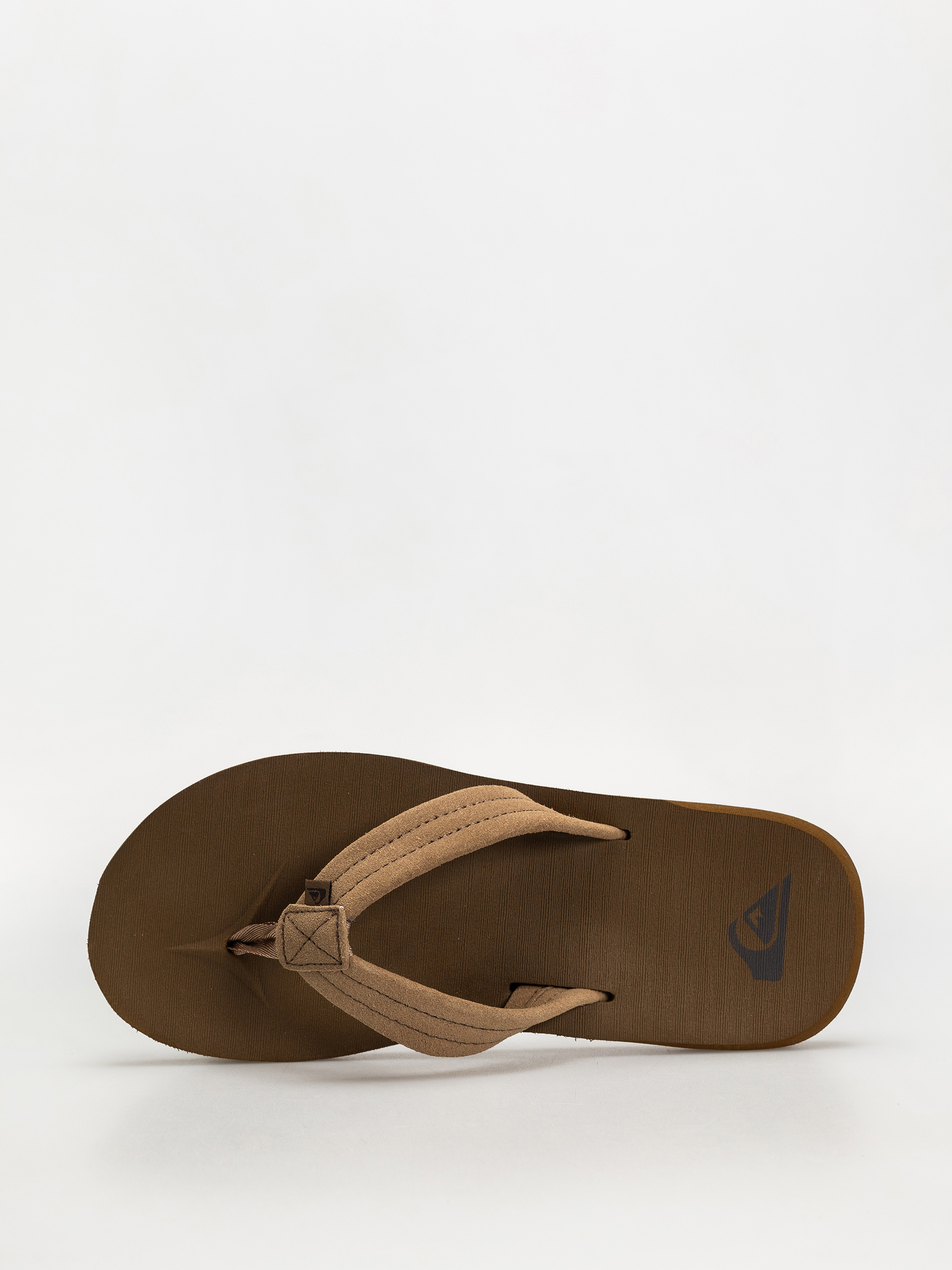 Papuci de plajă Quiksilver Carver Suede Core (tan 1)