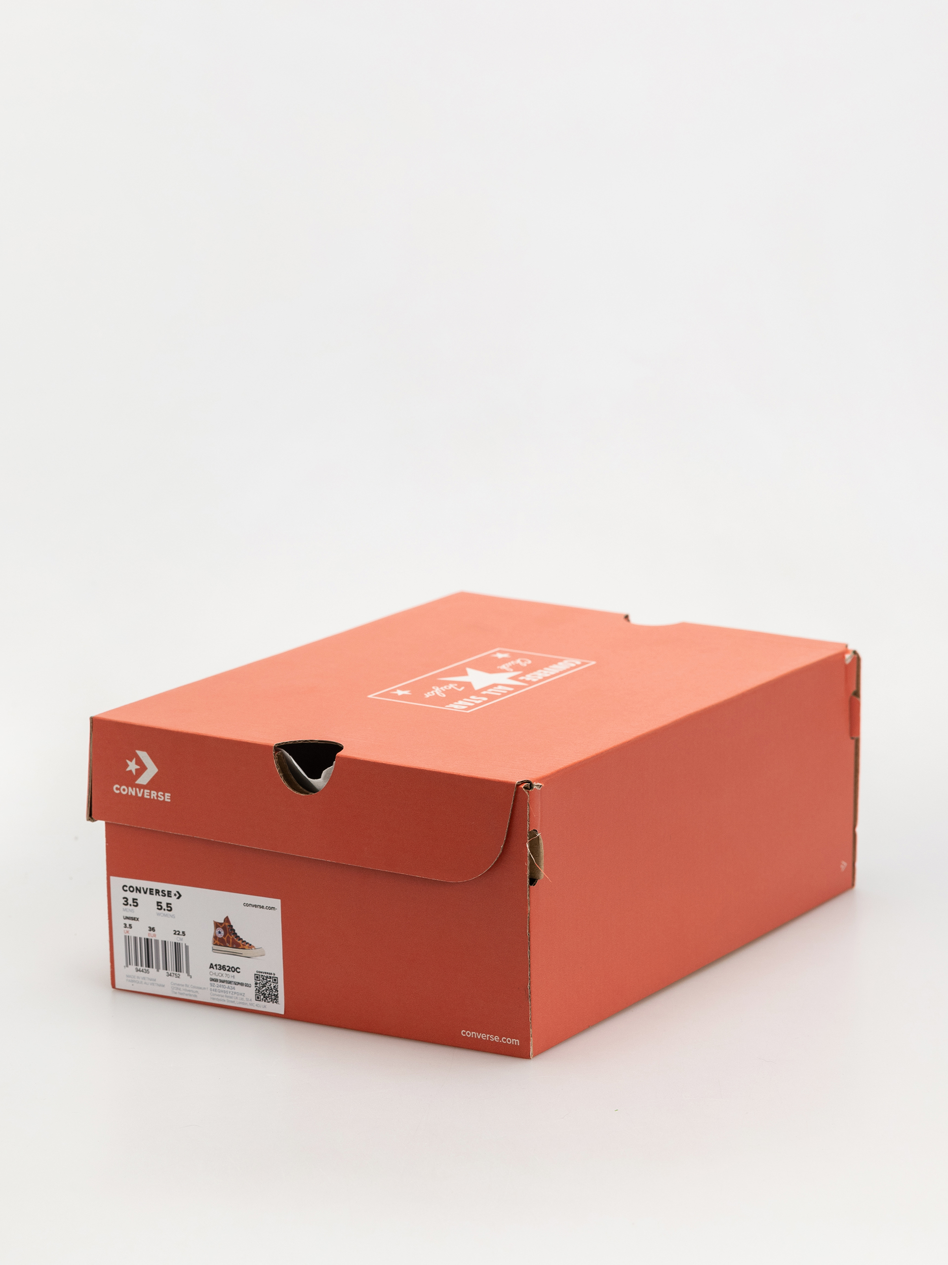 Teniși Converse Chuck 70 Hi (ginger snap/egret/gopher gold)