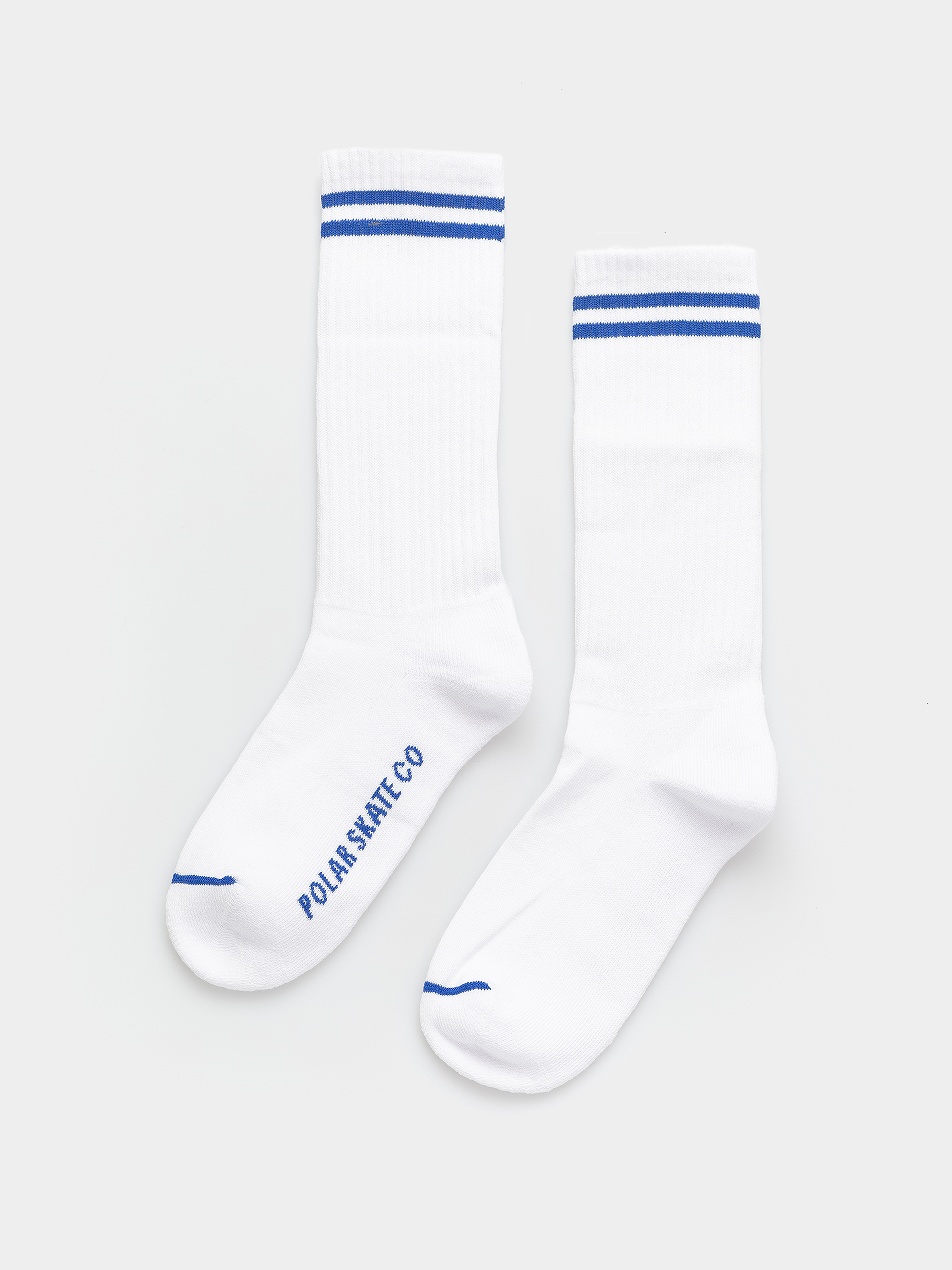 Șosete Polar Skate Rib Long 2 Stripes (white/blue)