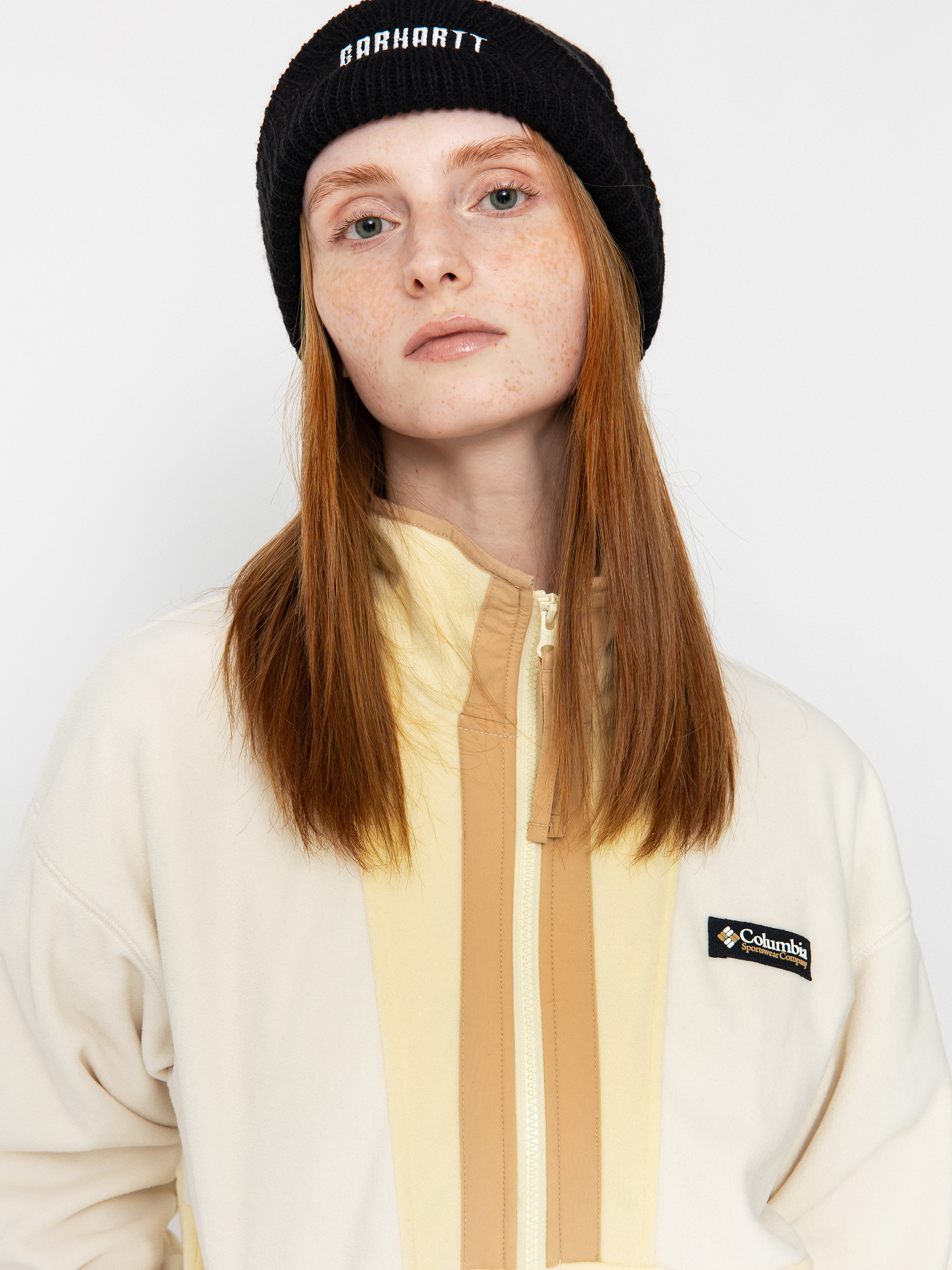 Pentru femei Hanorac din fleece Columbia Backbowl II Full Zip (chalk/lemon wa)